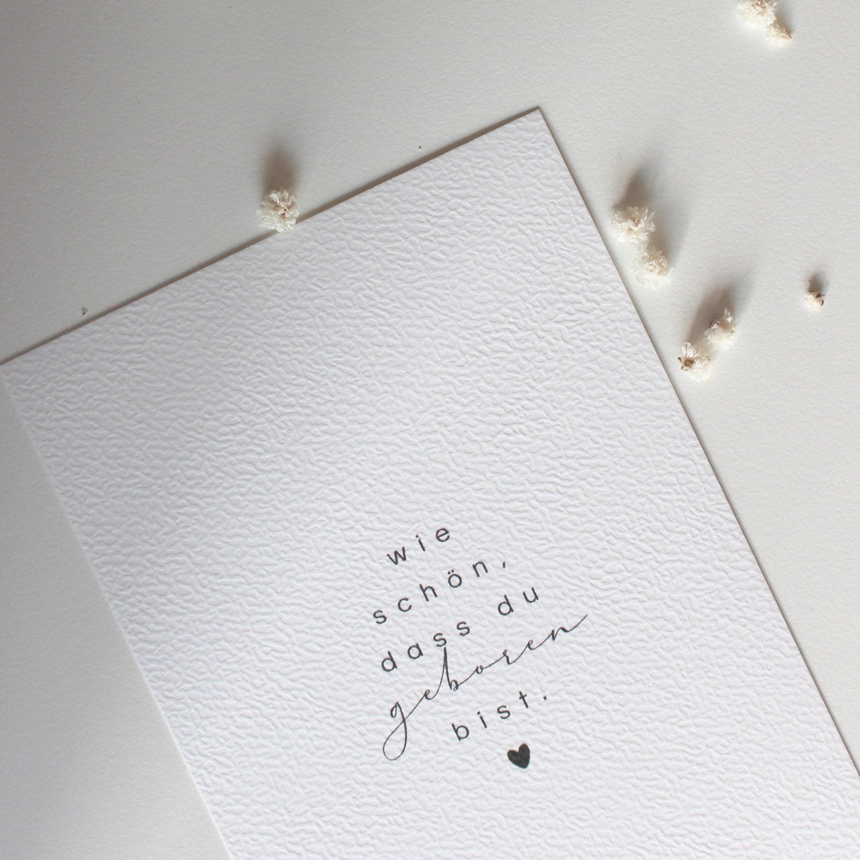 Postkarte "wie schön, dass du geboren bist"