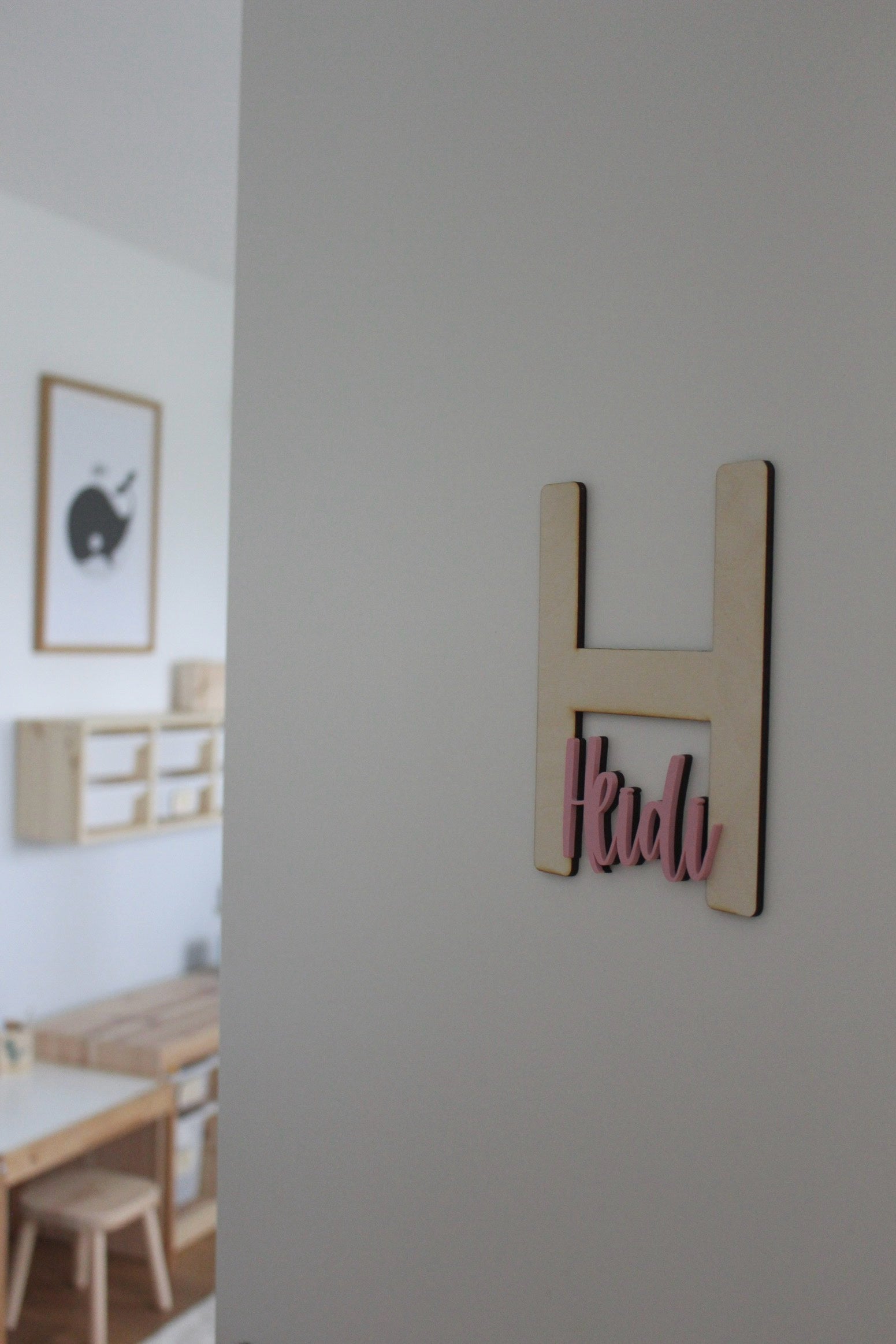 Türschild aus Holz & Acryl für das Kinderzimmer