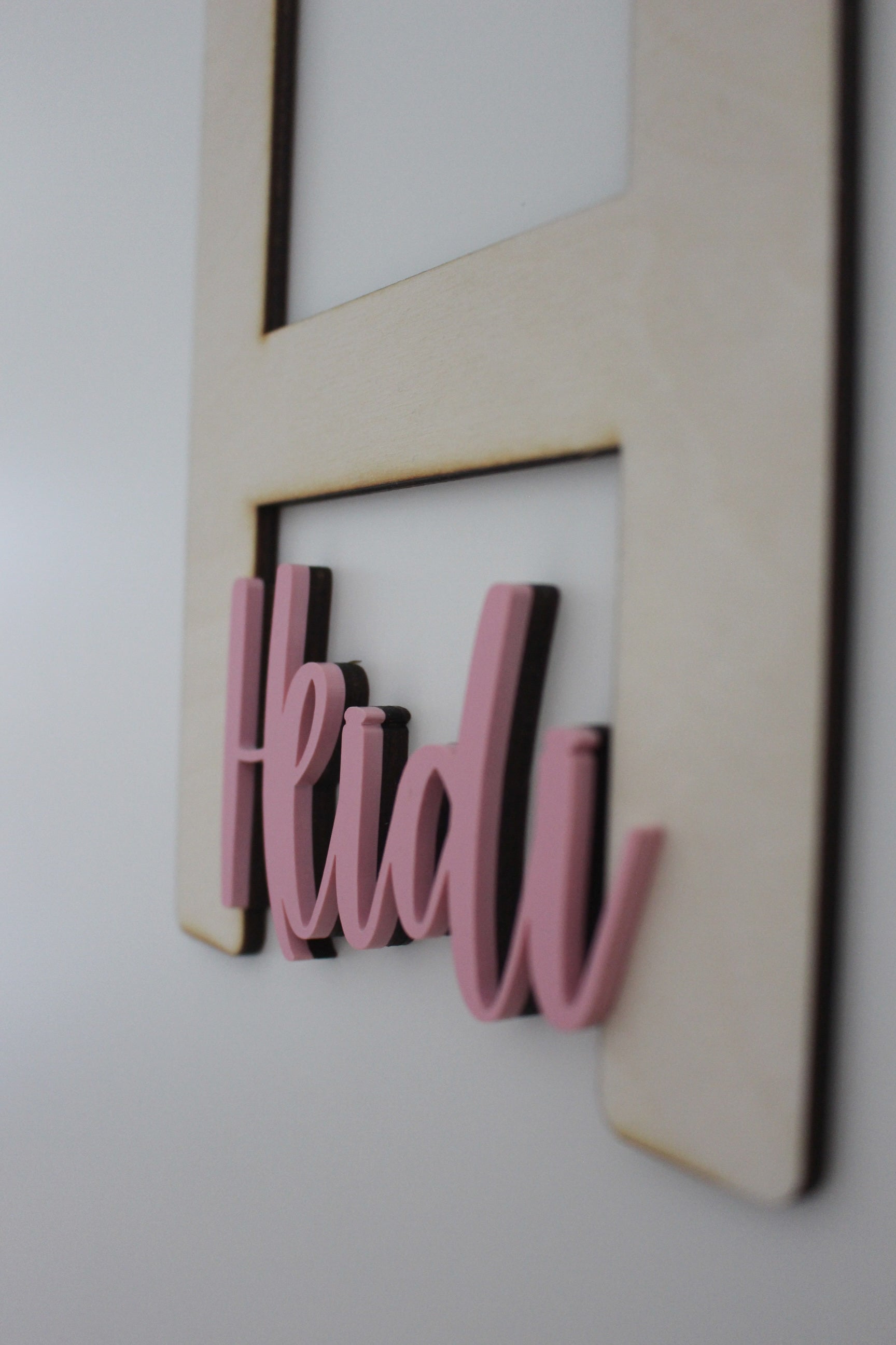 Türschild aus Holz & Acryl für das Kinderzimmer
