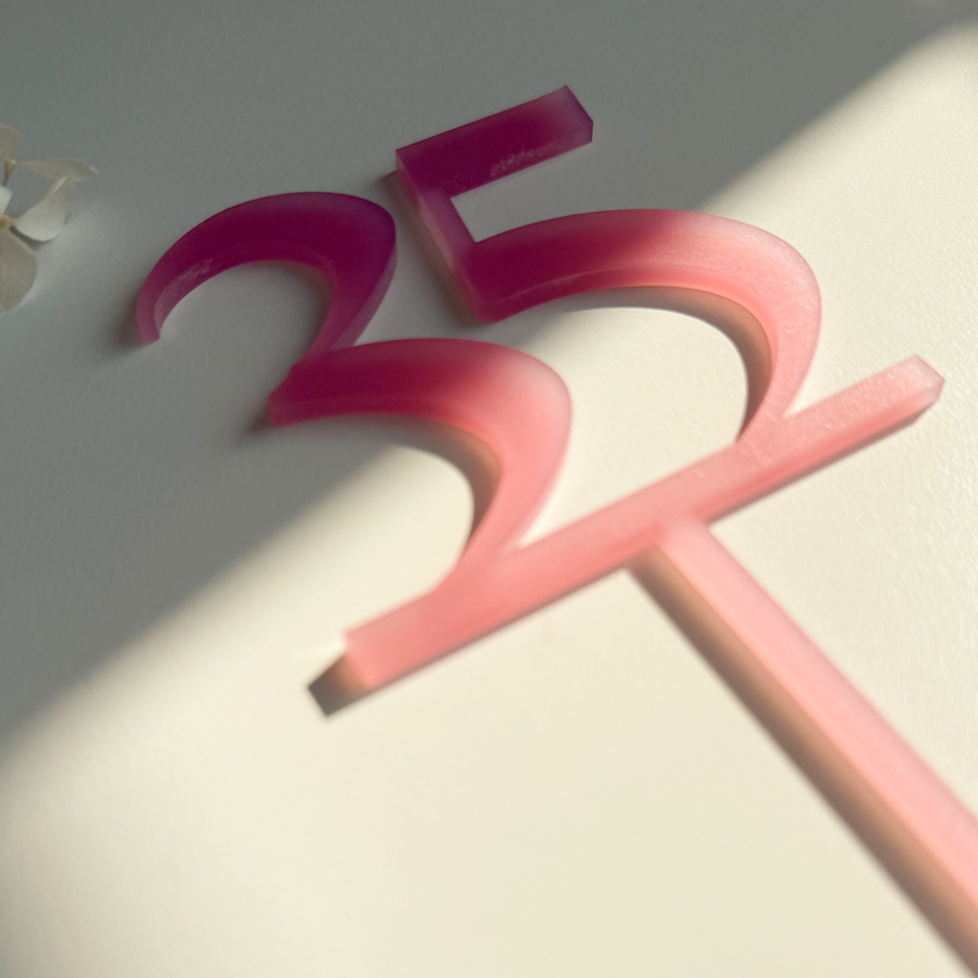 Caketopper "Zahl"