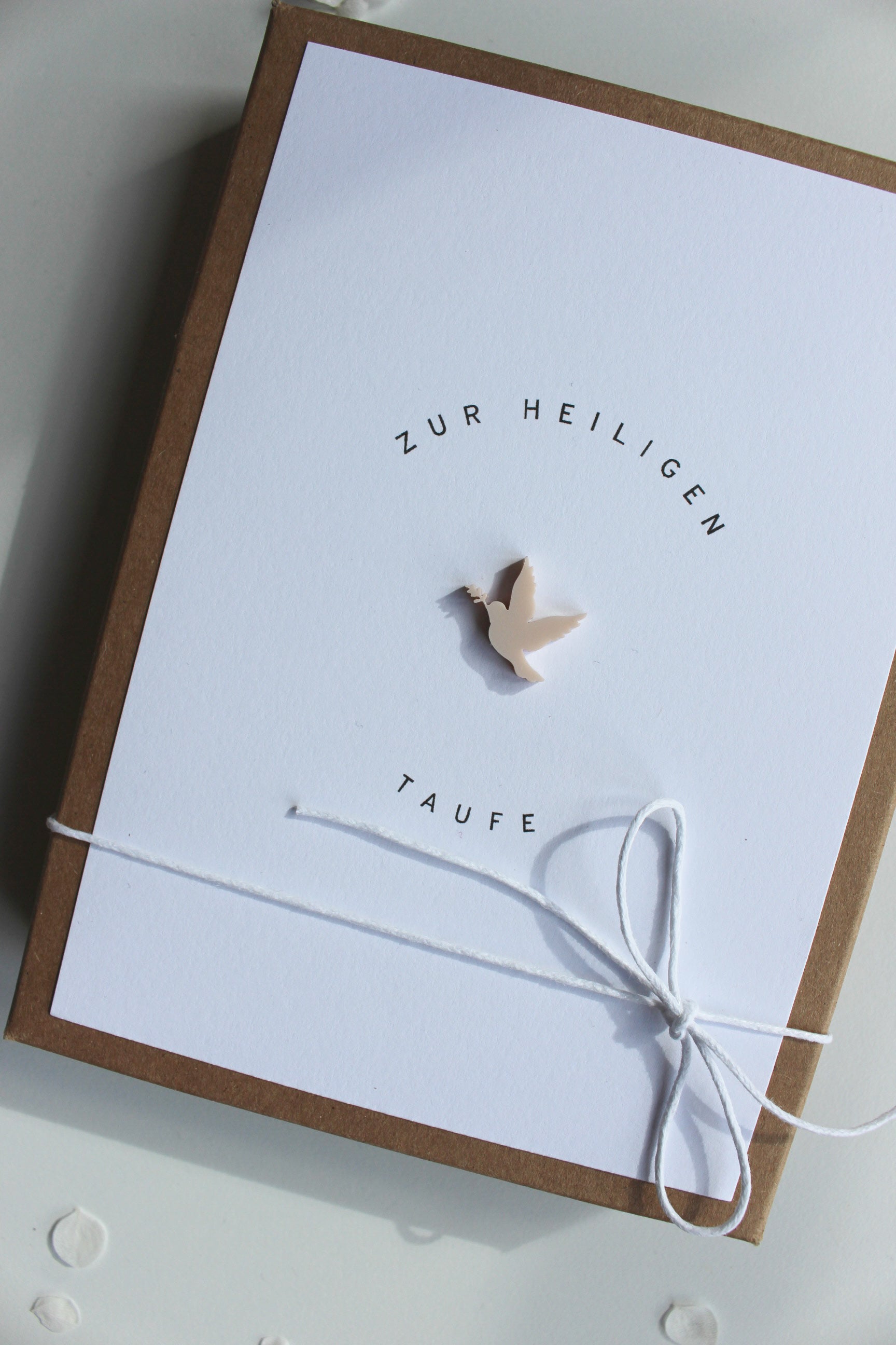 Geschenkverpackung zur Taufe