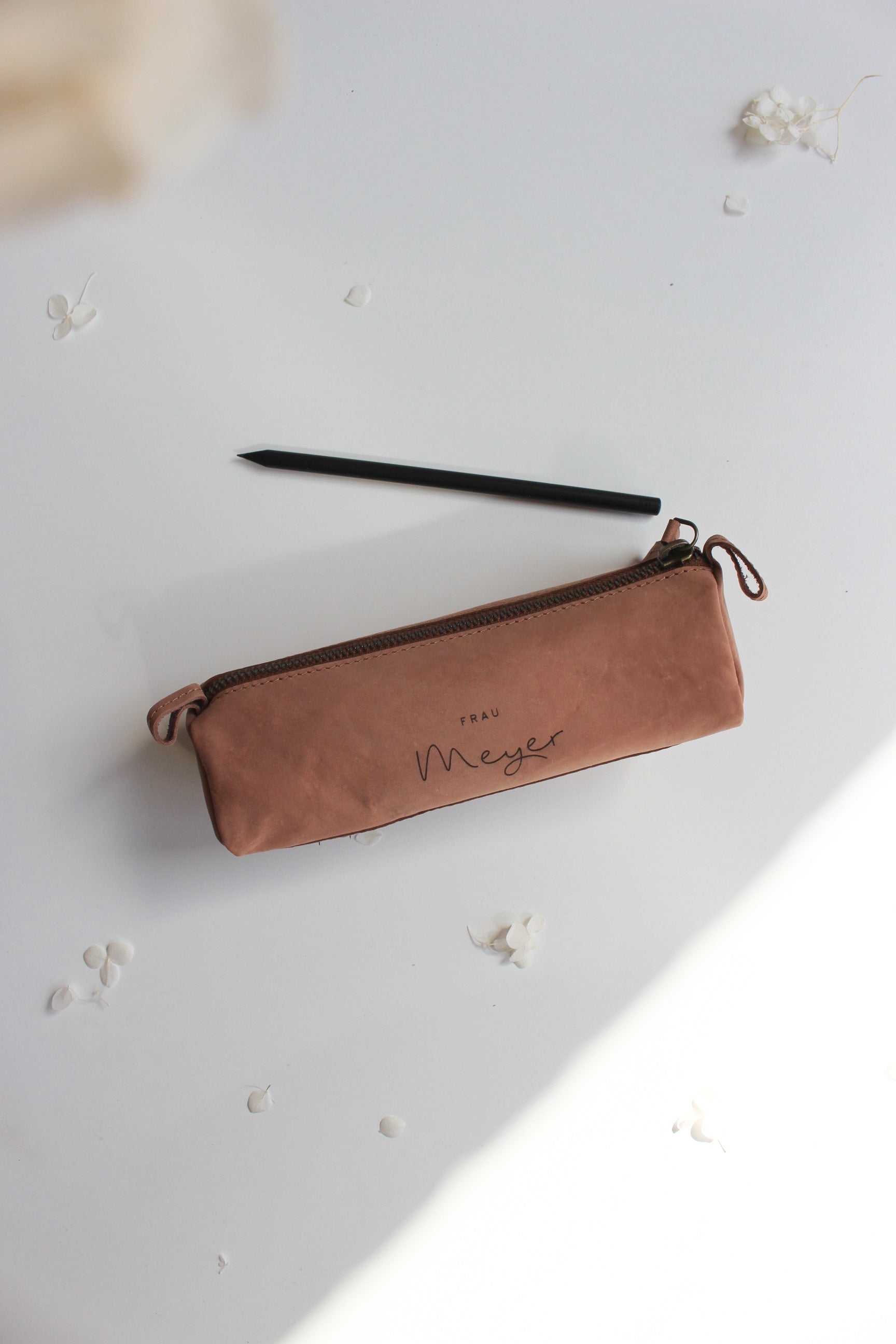 Federmäppchen aus Leder