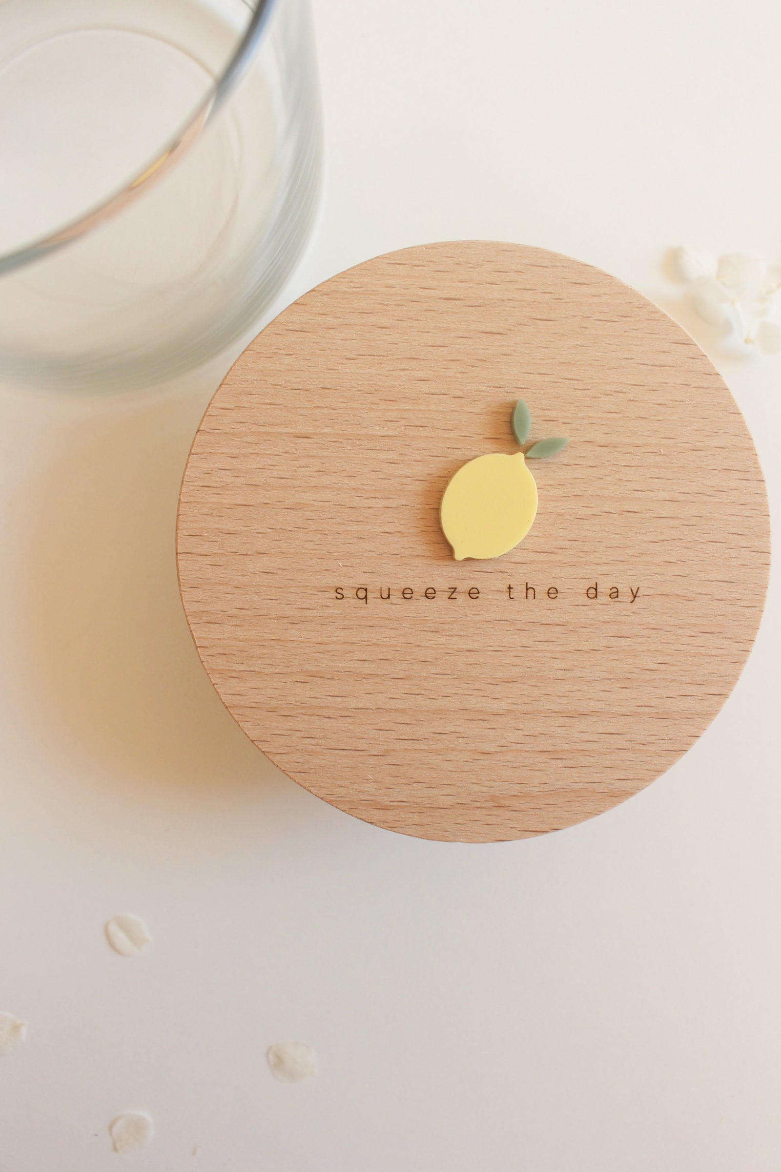 Vorratsglas "squeeze the day"