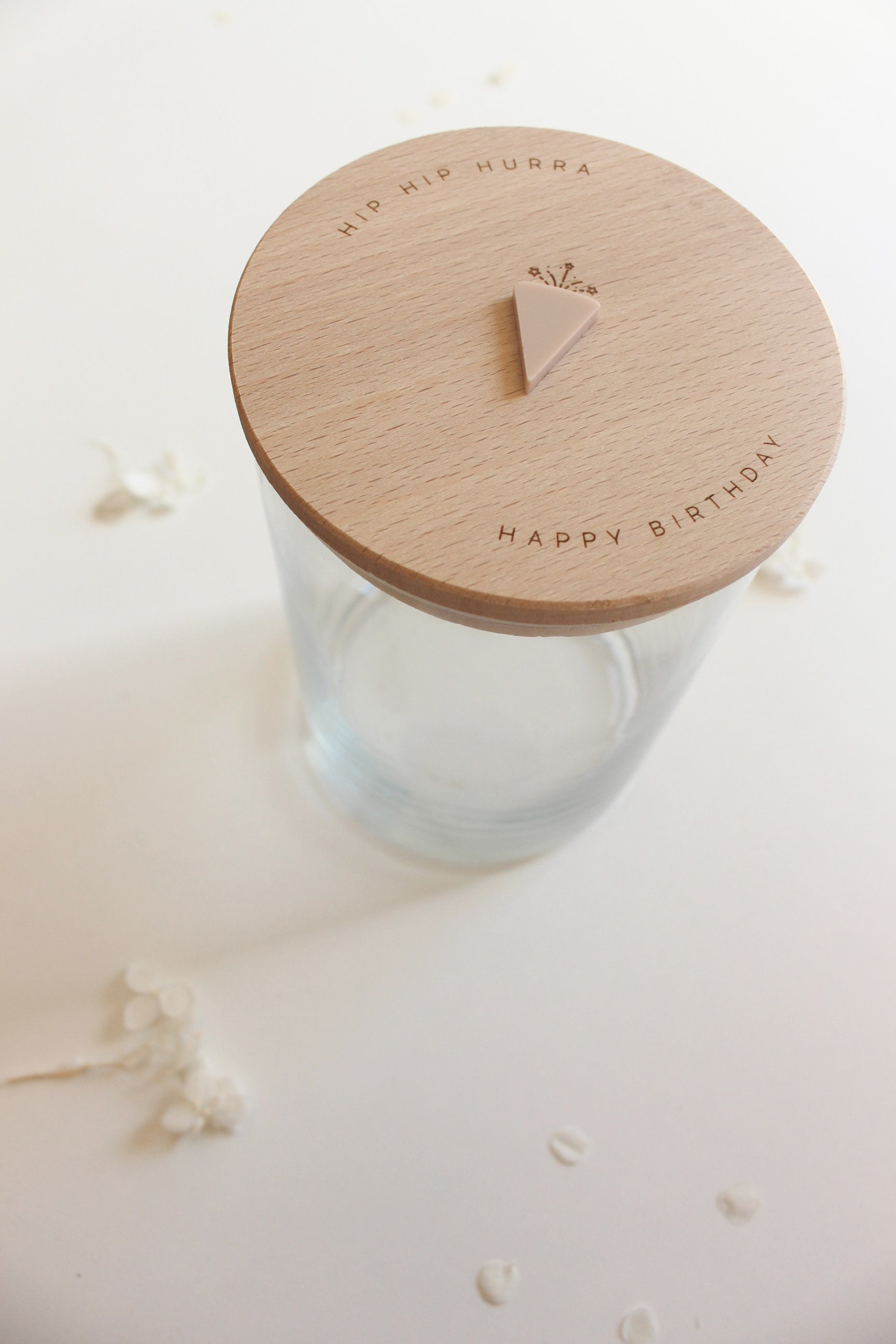 Vorratsglas "hiphiphurra happy birthday"