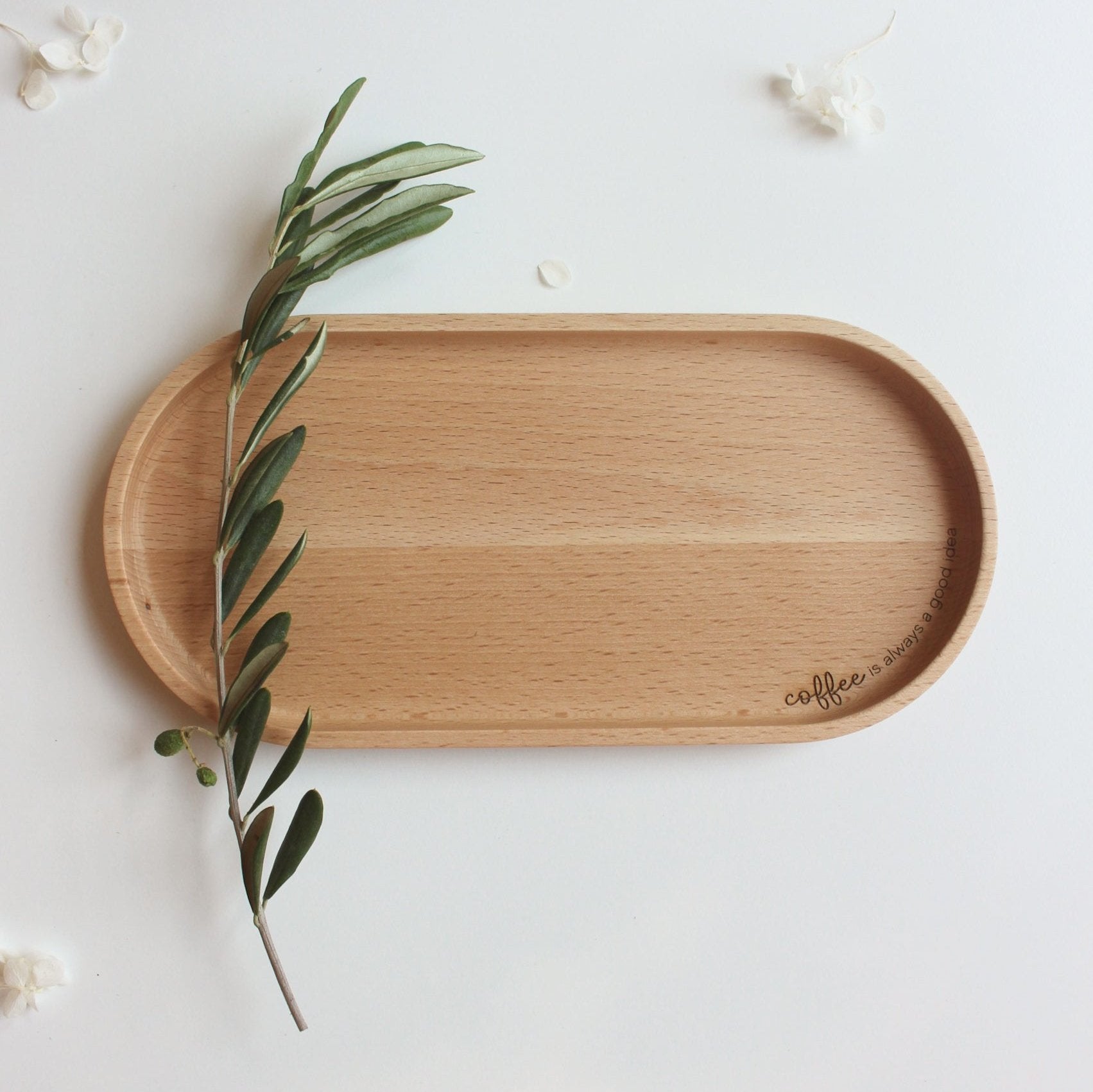 Tablett mit personalisierter Gravur