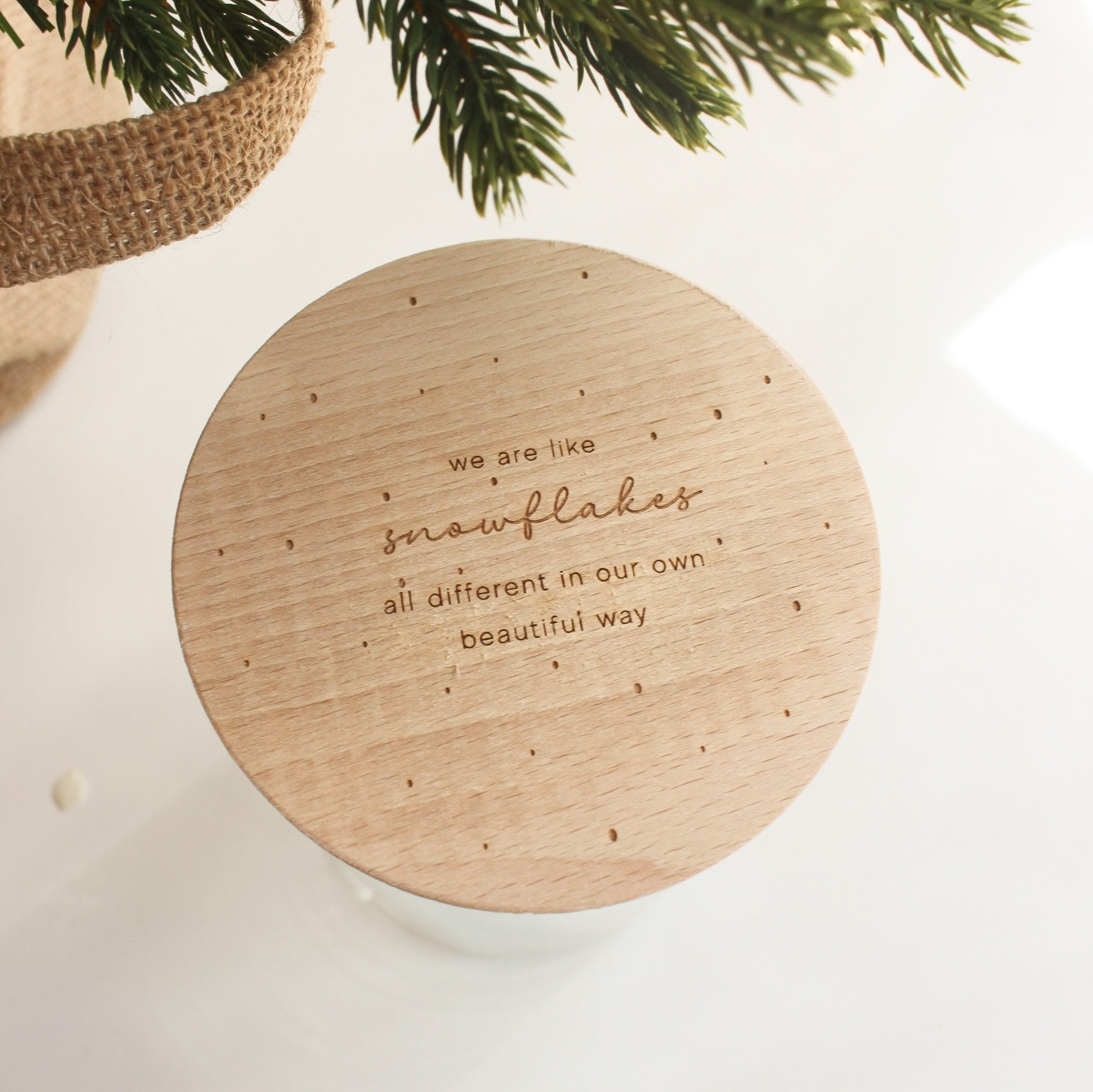 Vorratsglas "snowflakes"