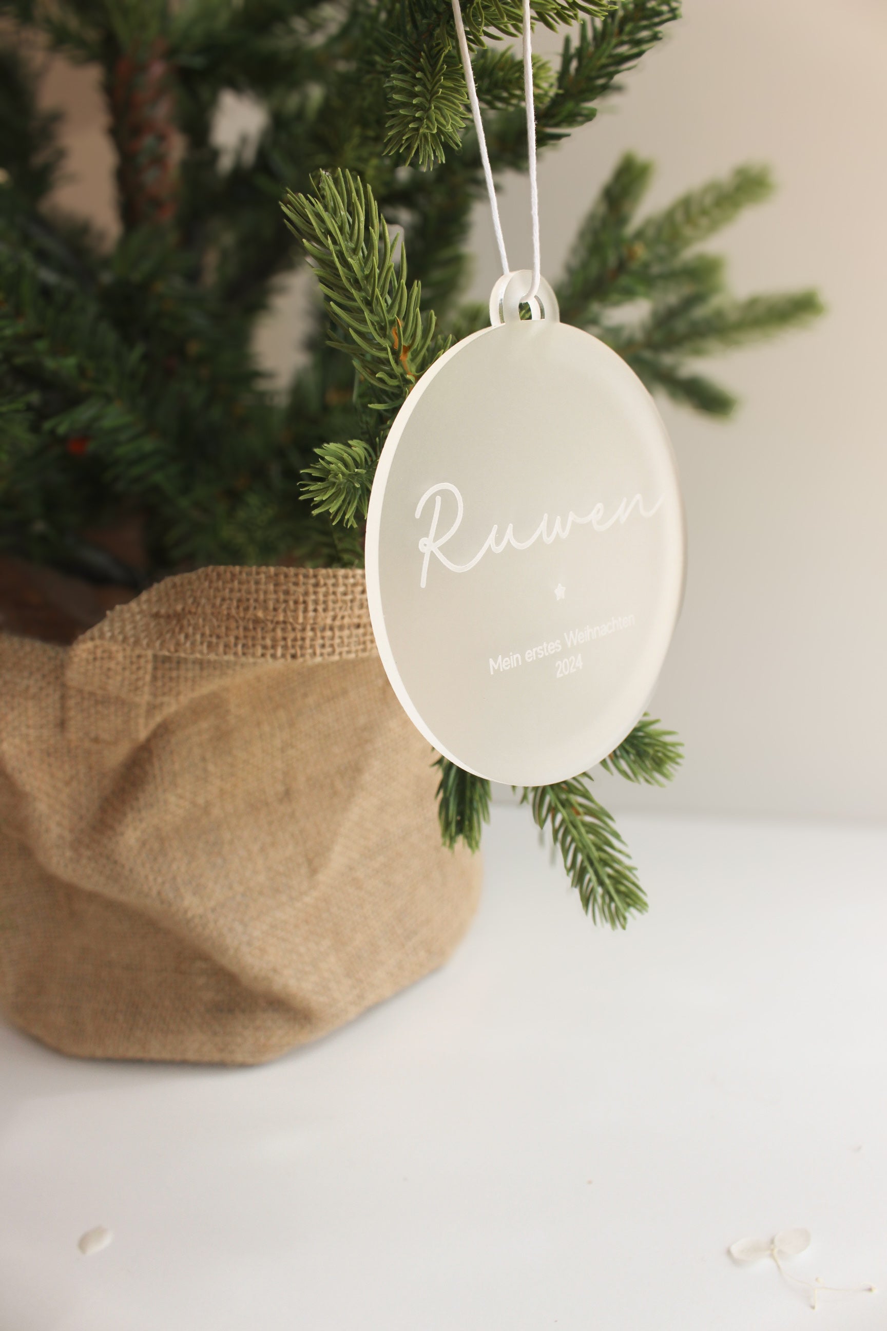 Weihnachtskugel "Mein erstes Weihnachten"