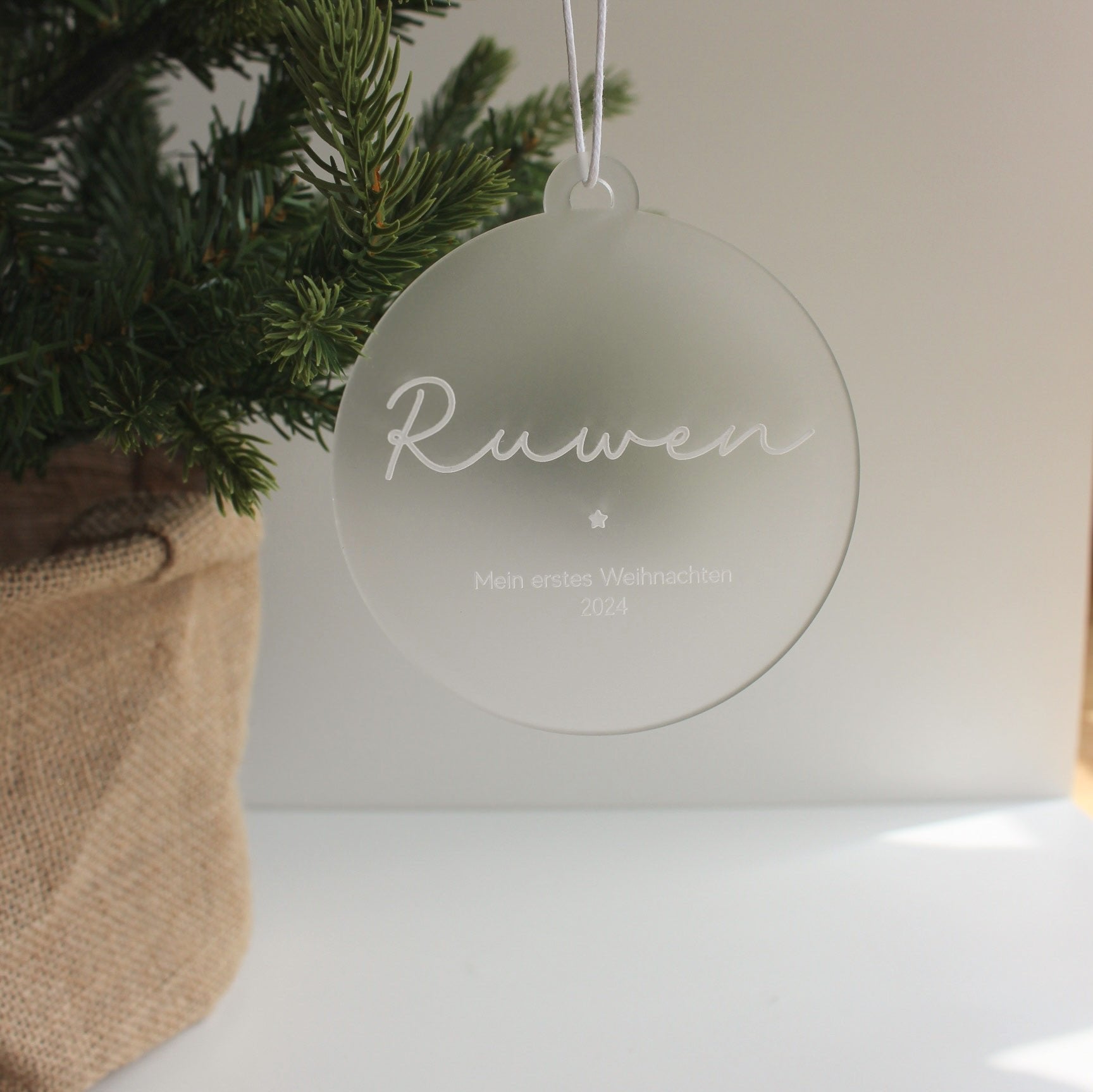 Weihnachtskugel "Mein erstes Weihnachten"