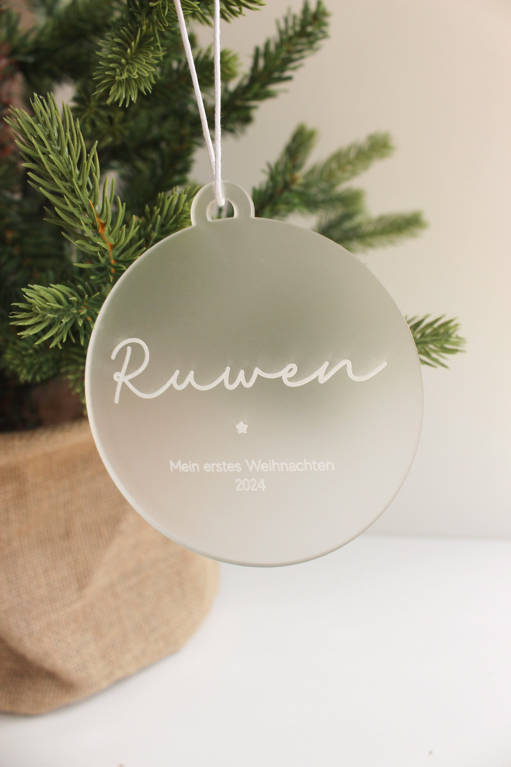 Weihnachtskugel "Mein erstes Weihnachten"