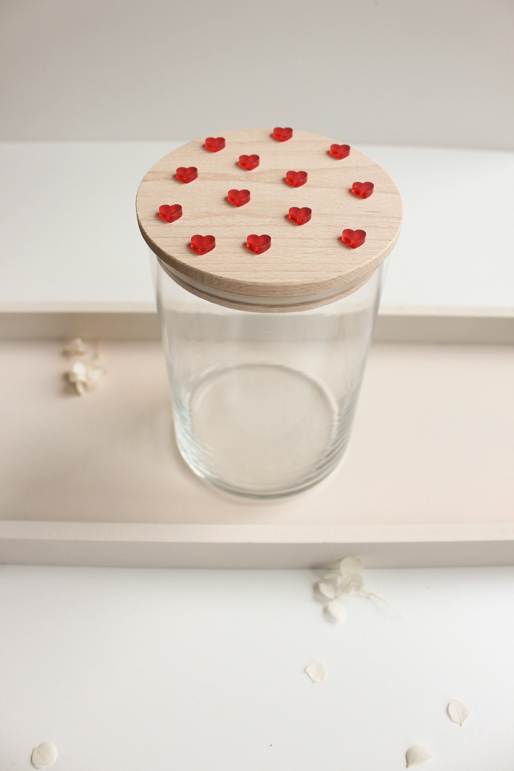 Vorratsglas "Herzen"