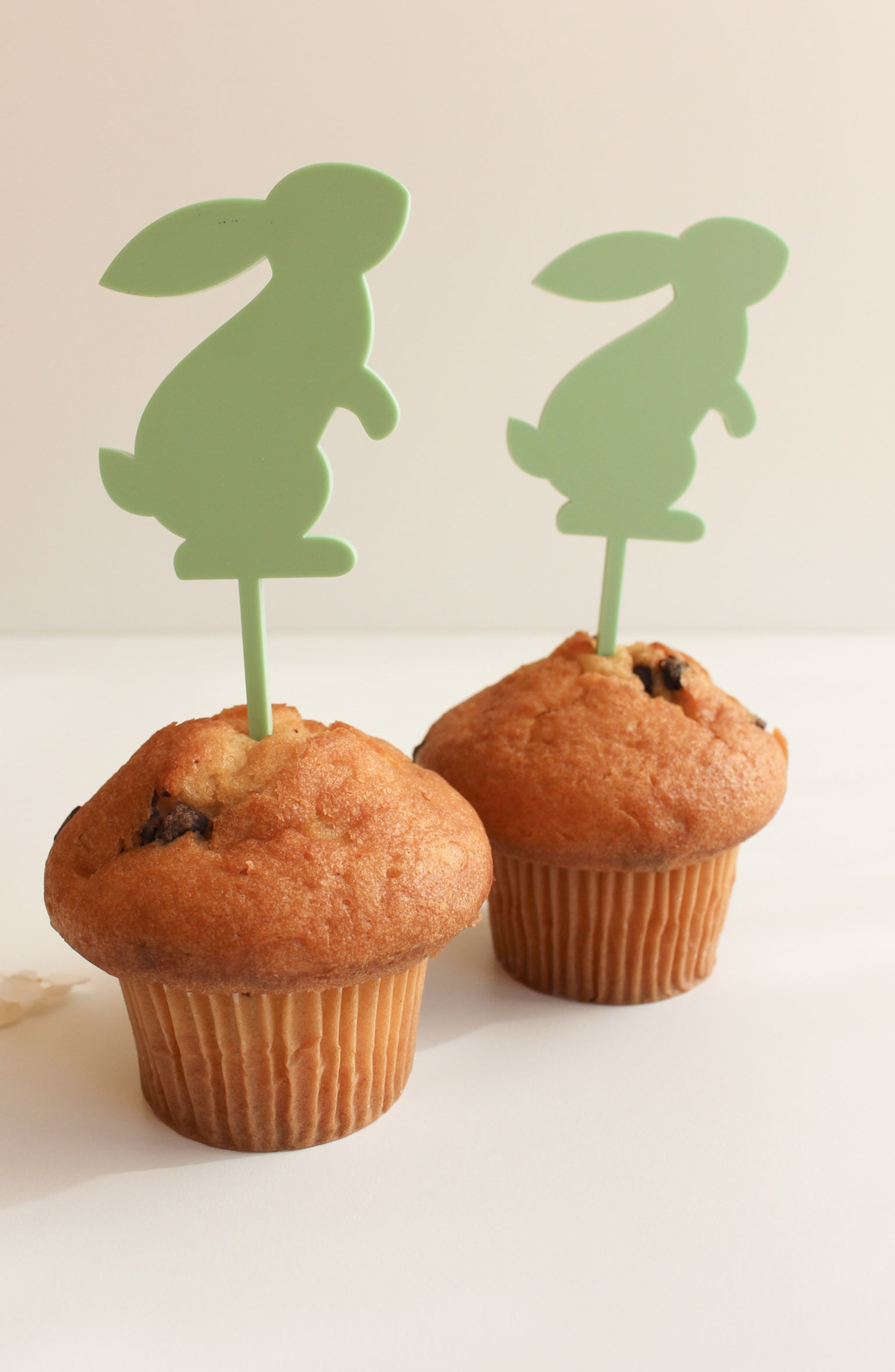Caketopper Hase aus Acryl im 2er Set