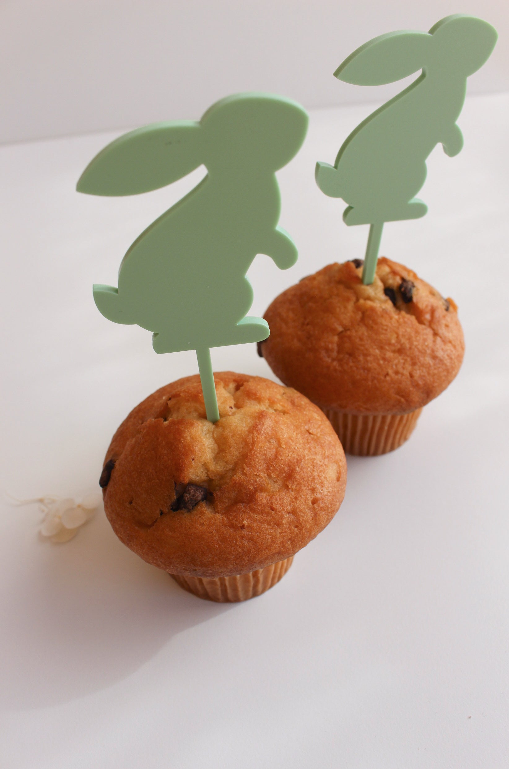 Caketopper Hase aus Acryl im 2er Set