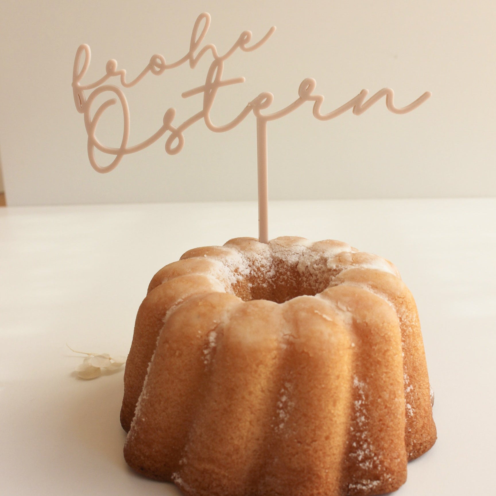 Caketopper aus Acryl "frohe Ostern"