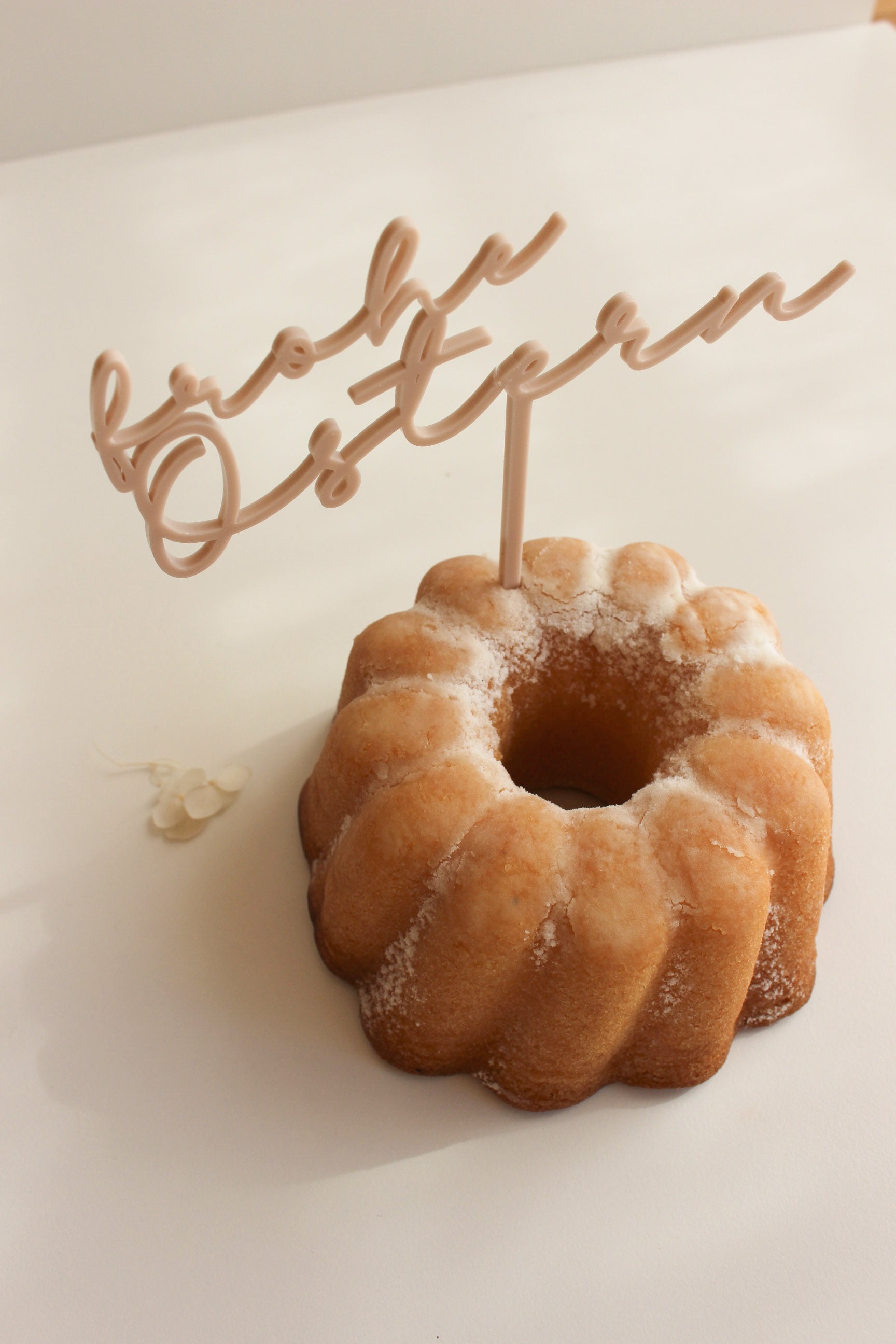 Caketopper aus Acryl "frohe Ostern"