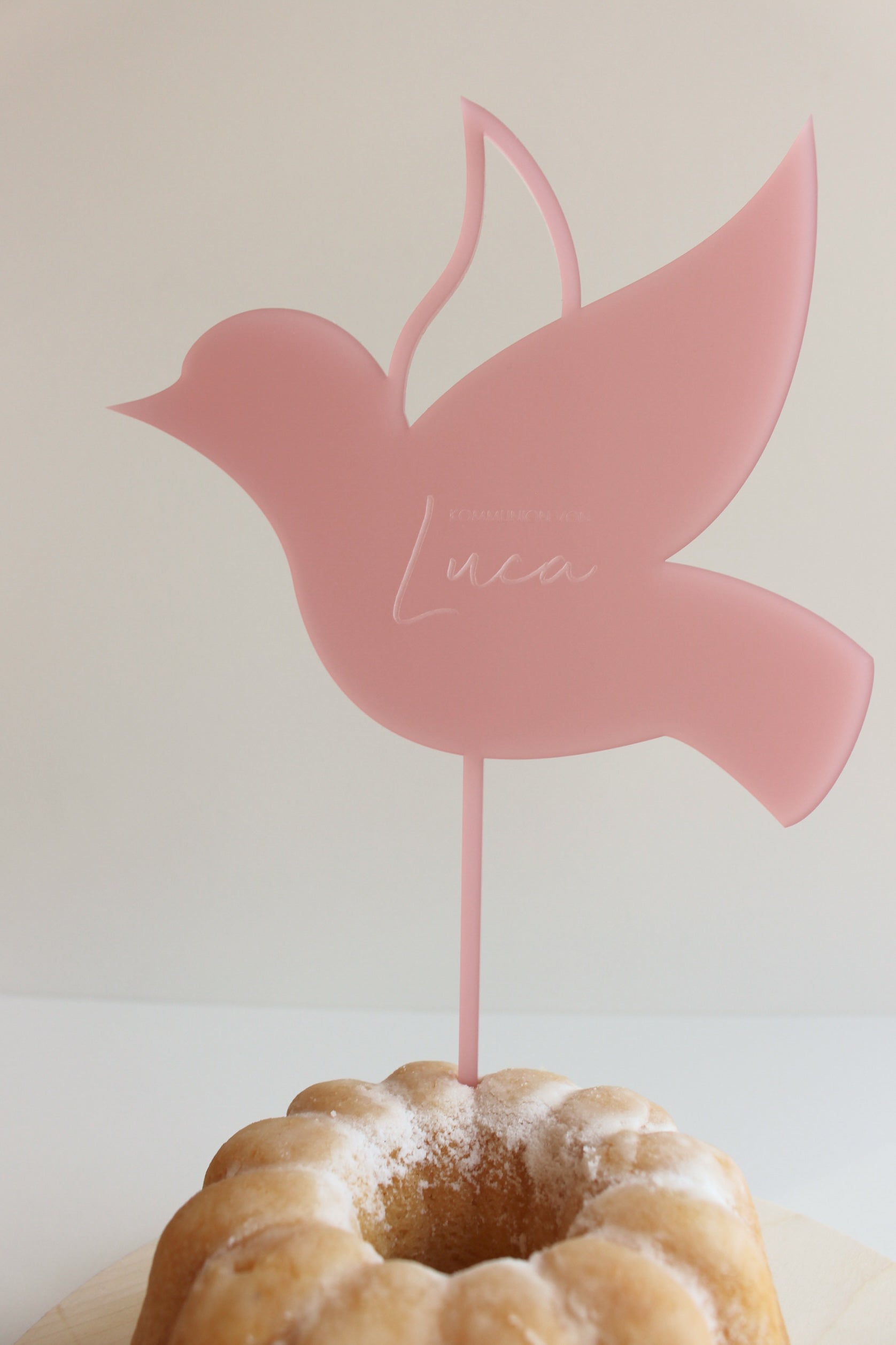 Caketopper Taube