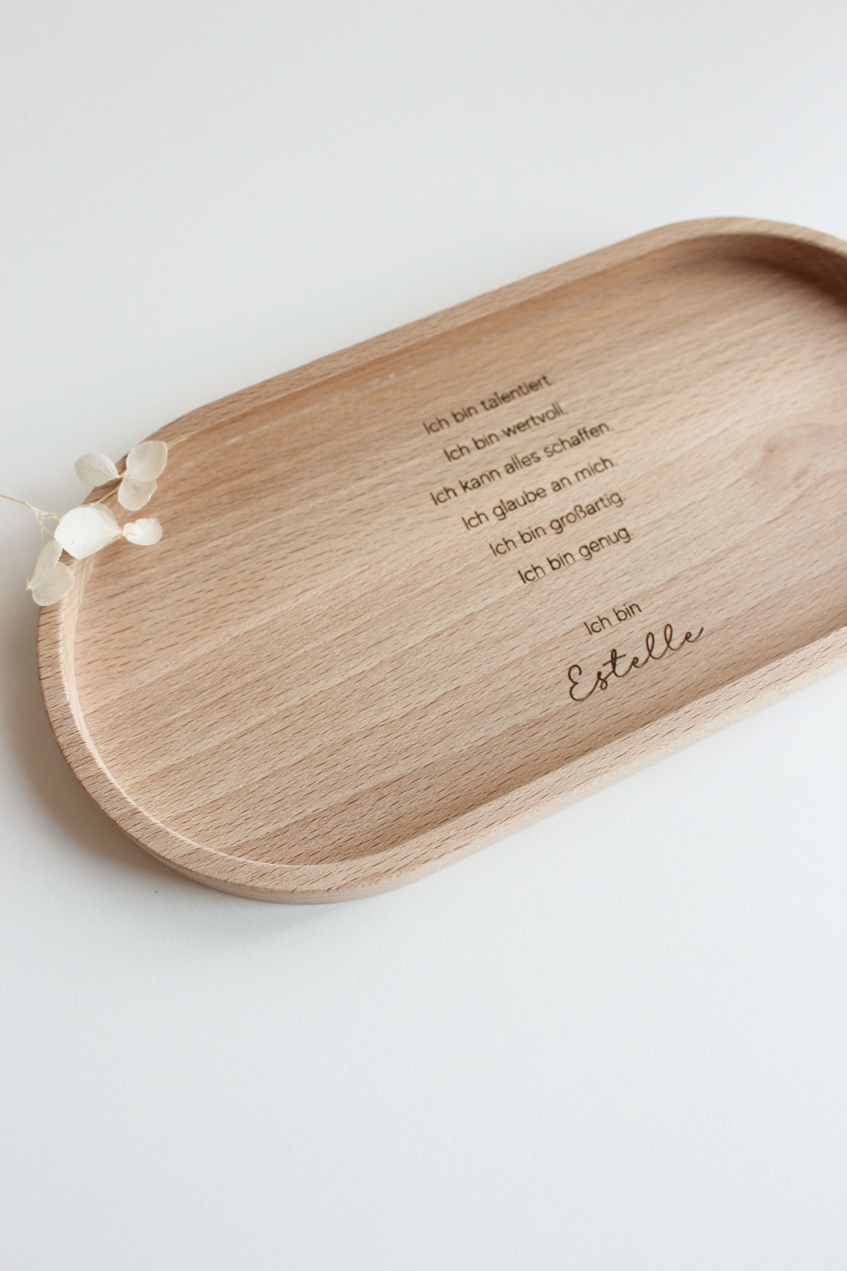 Personalisiertes Affirmations-Tablett für Kinder