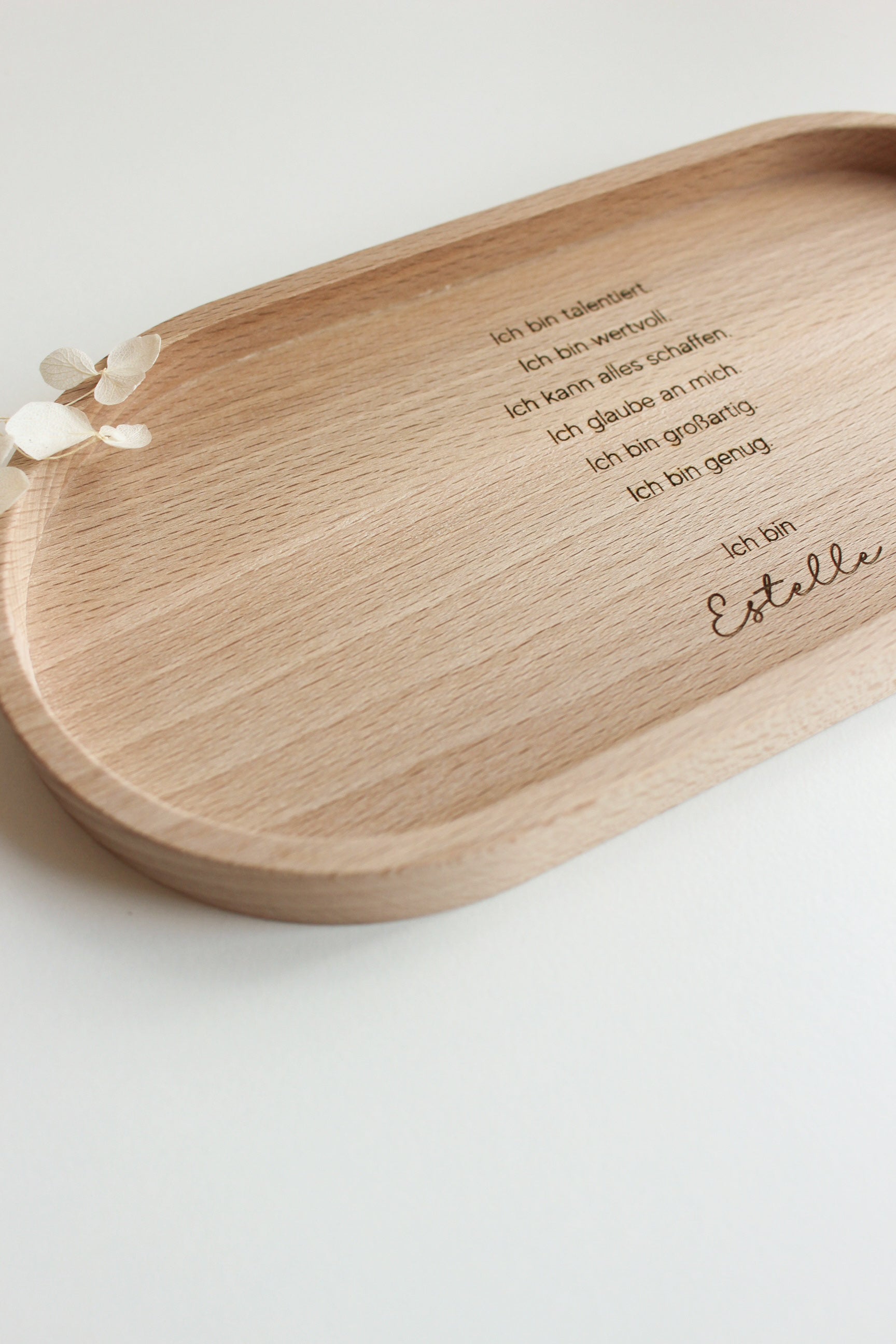 Personalisiertes Affirmations-Tablett für Kinder