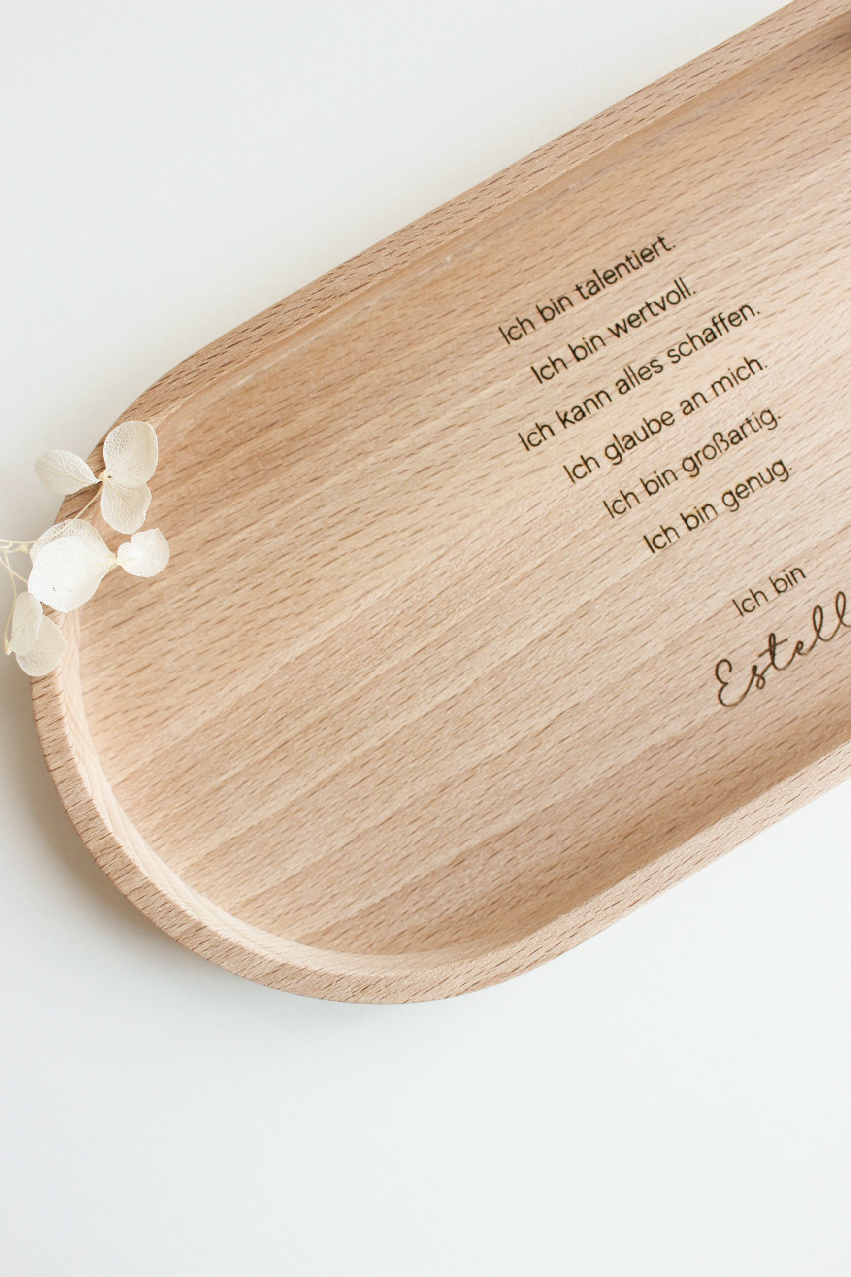 Personalisiertes Affirmations-Tablett für Kinder