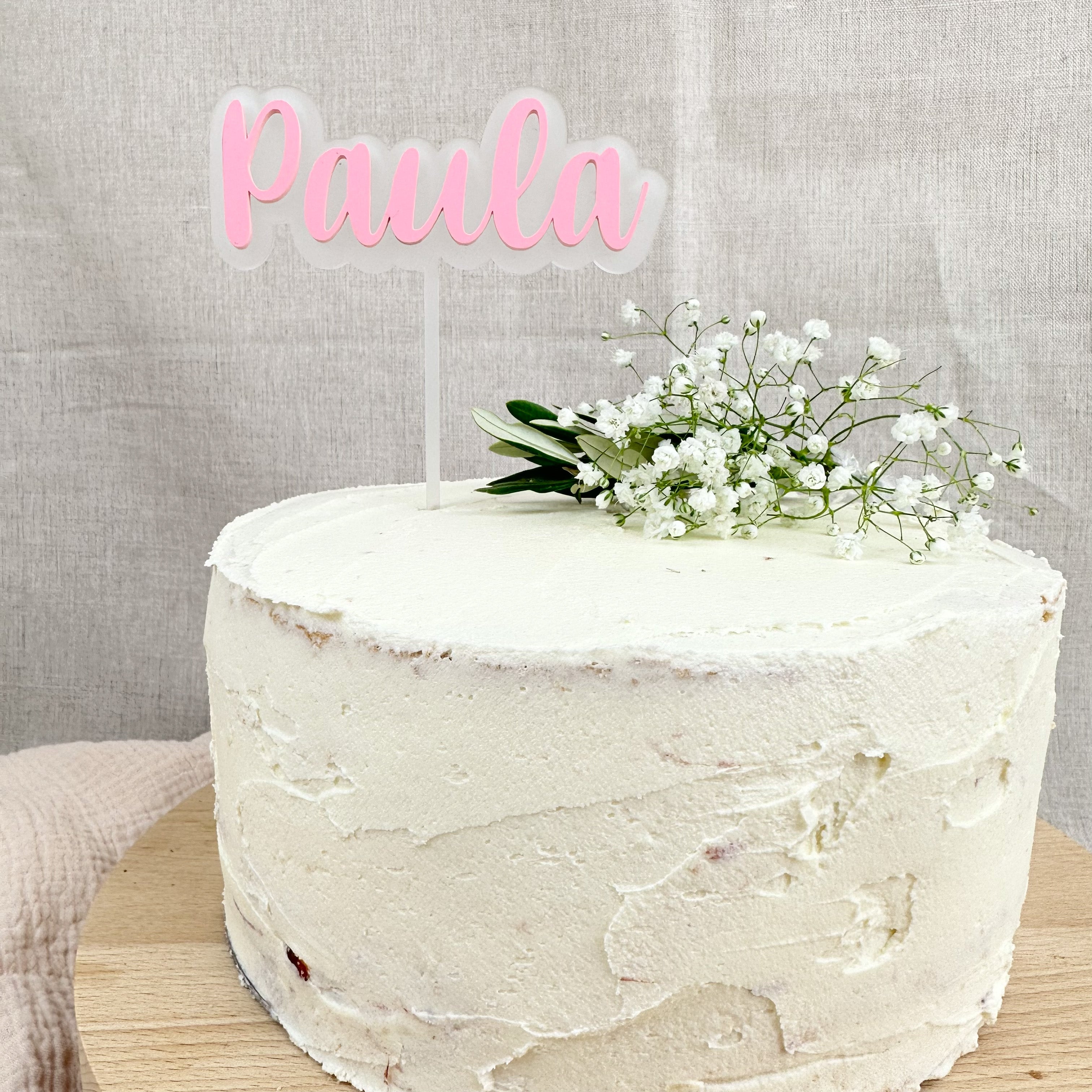 3D Caketopper aus Acryl