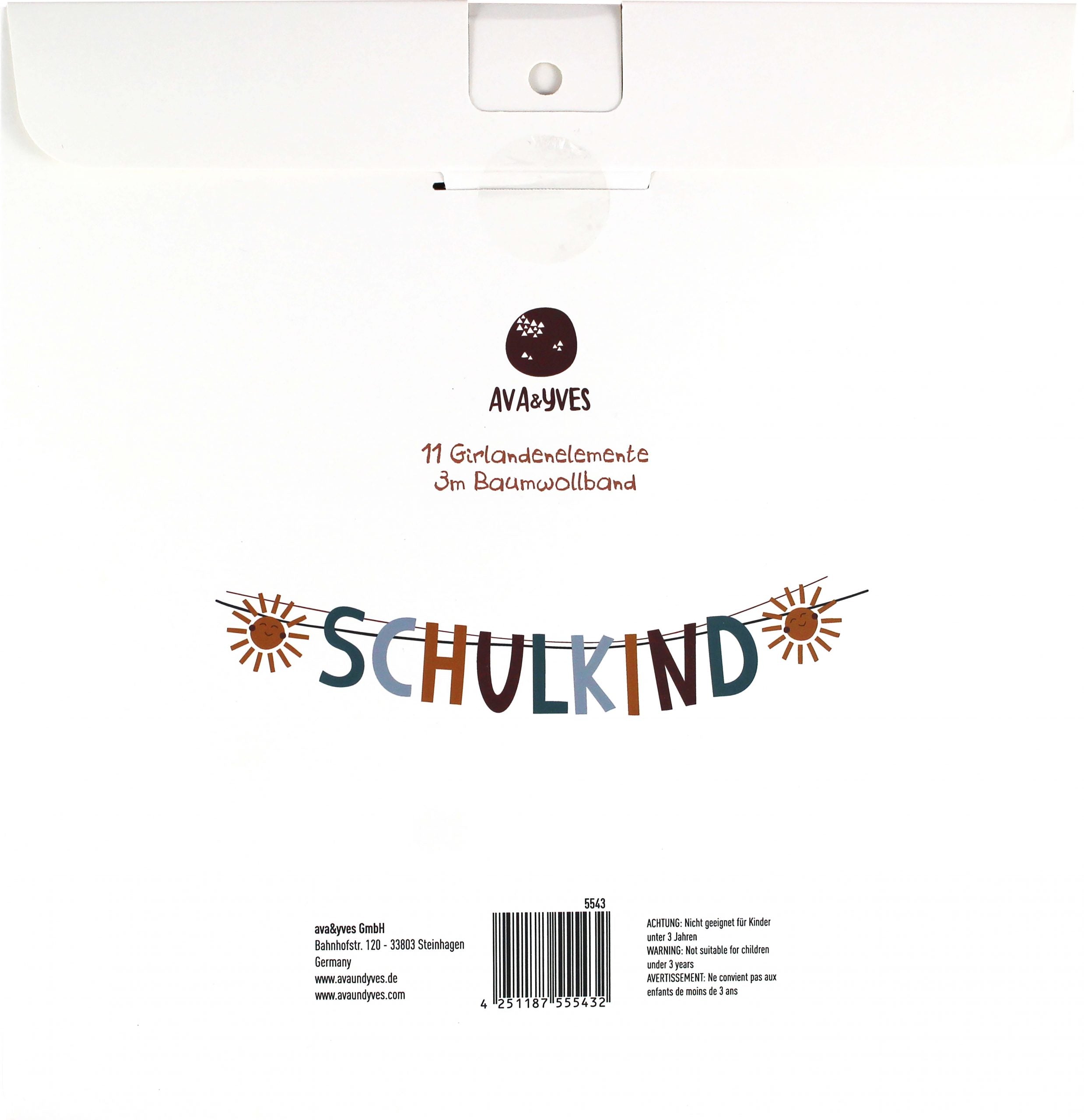 Girlande ADVENTURE – Schulkind