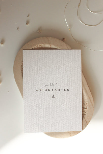 Postkarte "fröhliche Weihnachten"