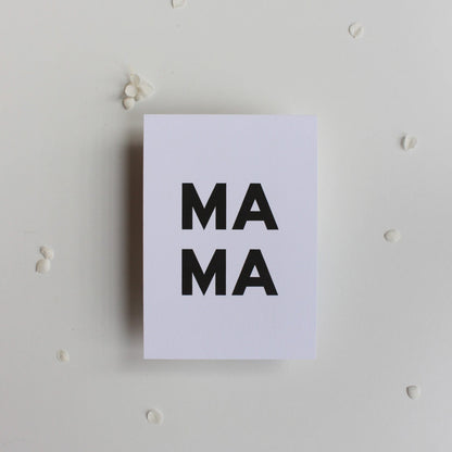 Postkarte "MAMA"