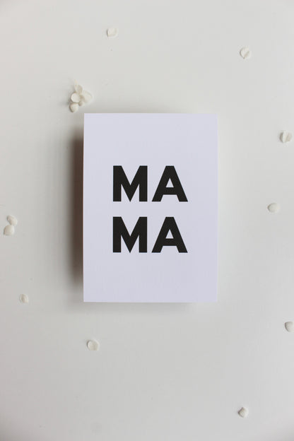 Postkarte "MAMA"