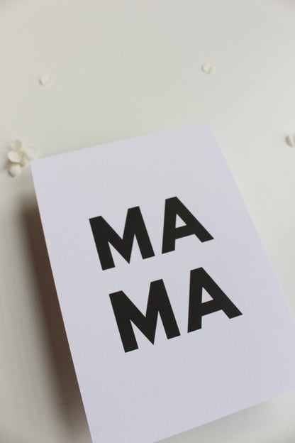 Postkarte "MAMA"