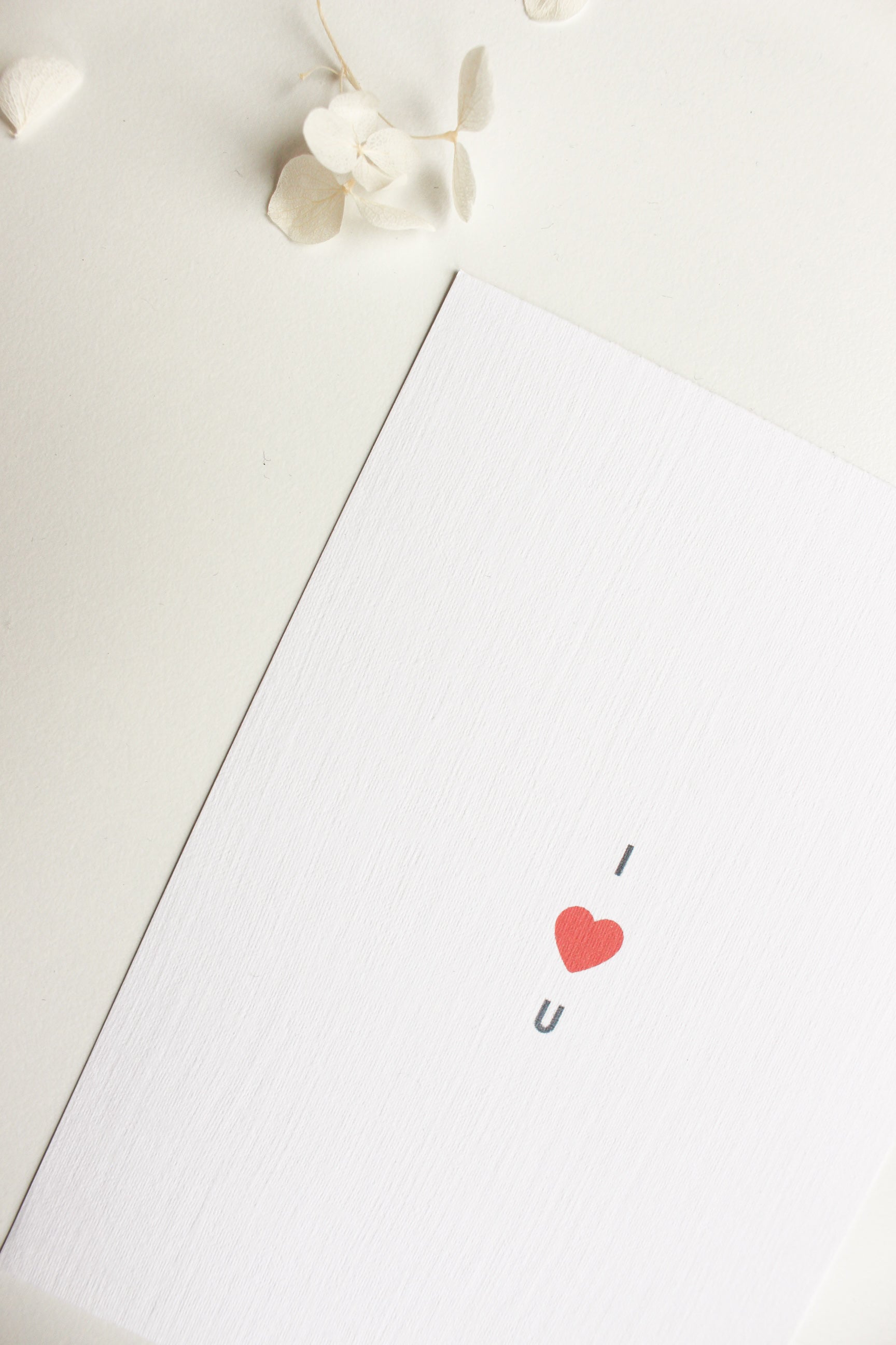 Postkarte "I love U"