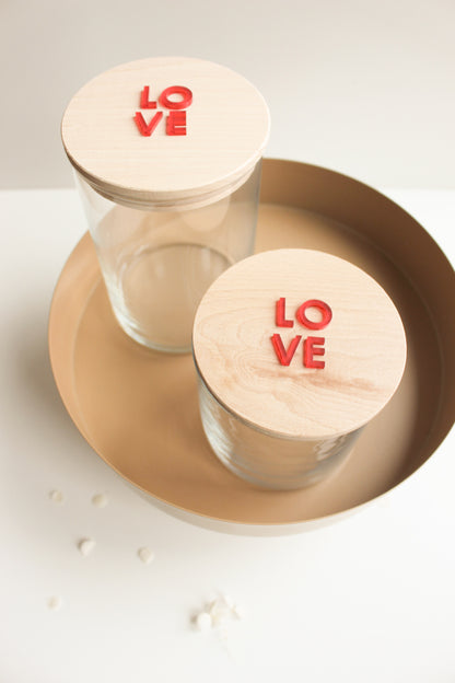 Vorratsglas "LOVE"