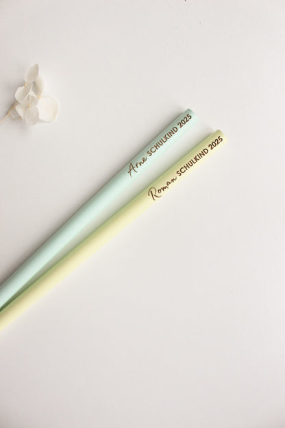 Personalisierter Bleistift "Schulkind 2025"