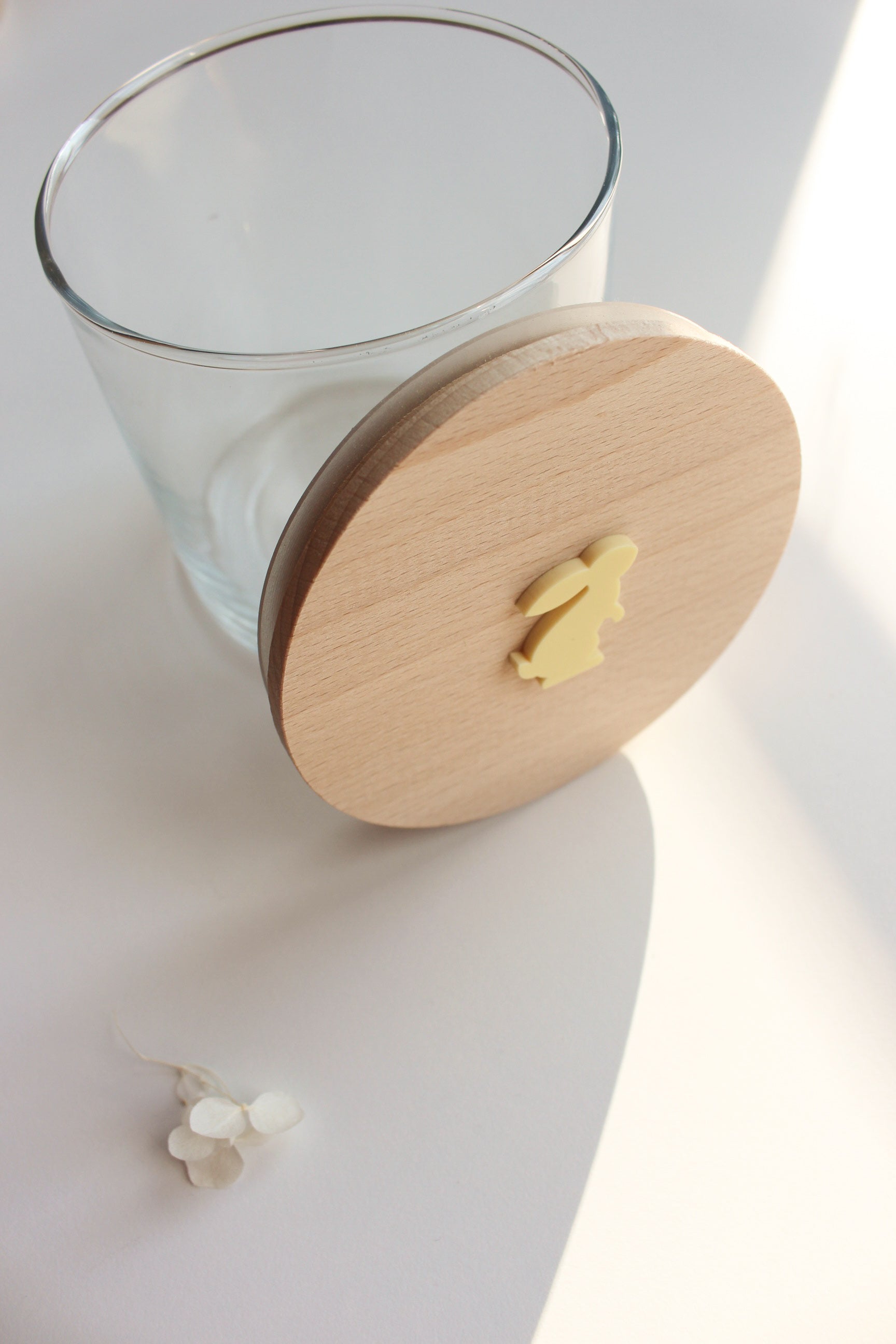 Vorratsglas mit Acrylhase