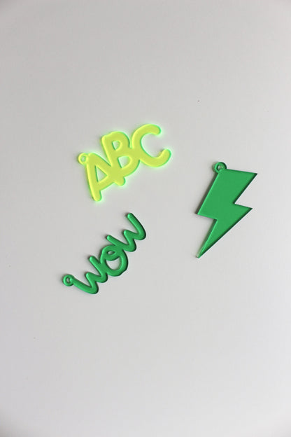 Schultütenanhänger aus Acryl