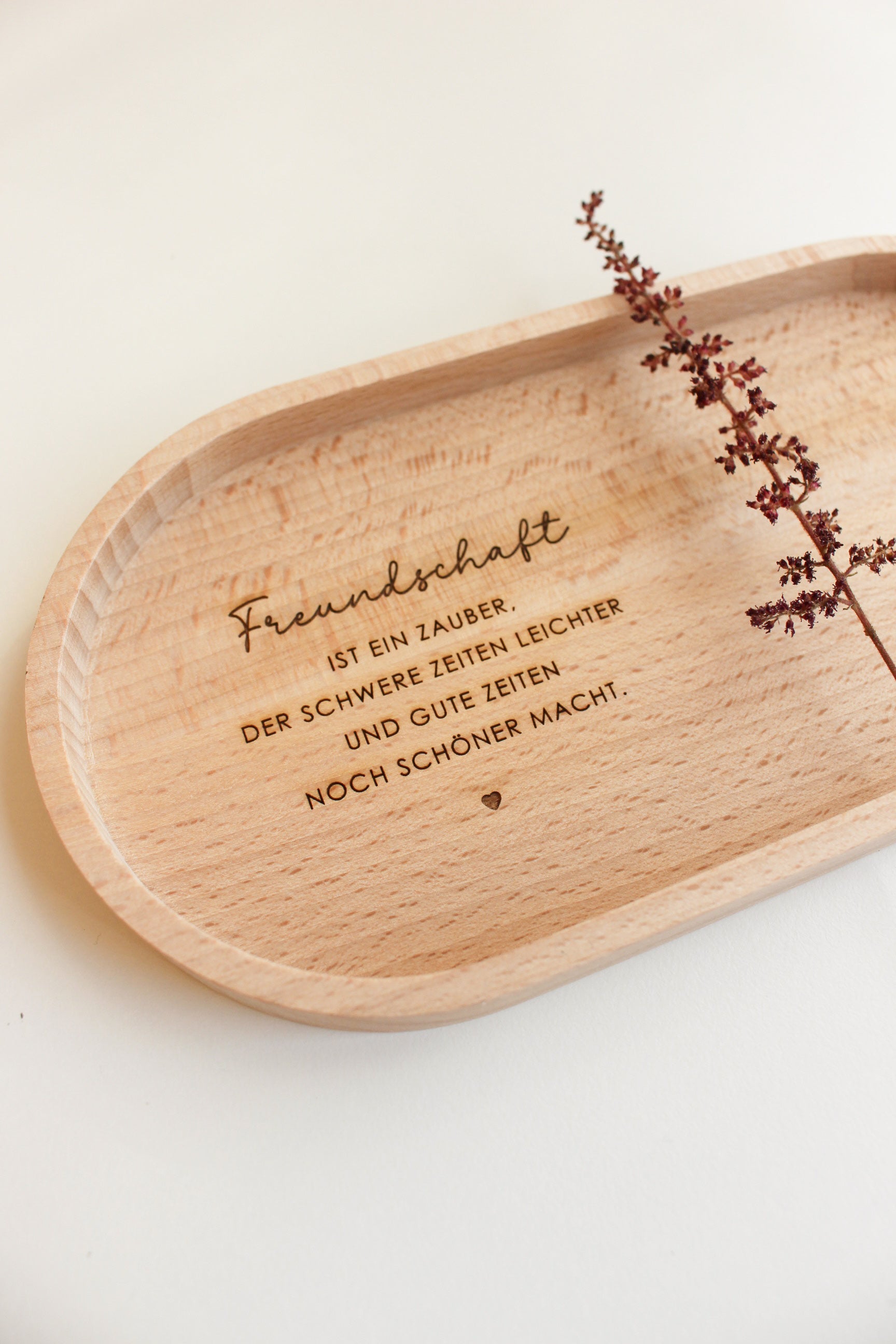 Personalisiertes Tablett "Freundschaft"