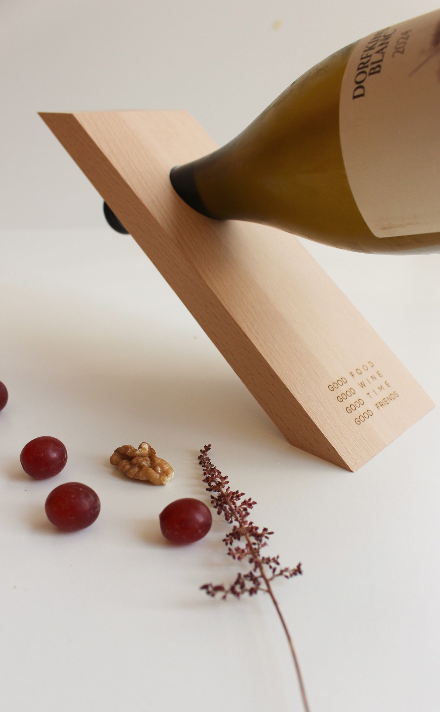 Weinflaschenhalter "good wine"