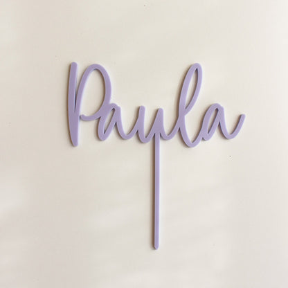 Caketopper personalisiert – Kuchenstecker Acryl