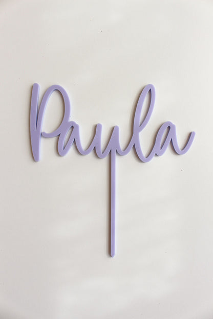 Caketopper personalisiert – Kuchenstecker Acryl