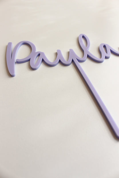 Caketopper personalisiert – Kuchenstecker Acryl