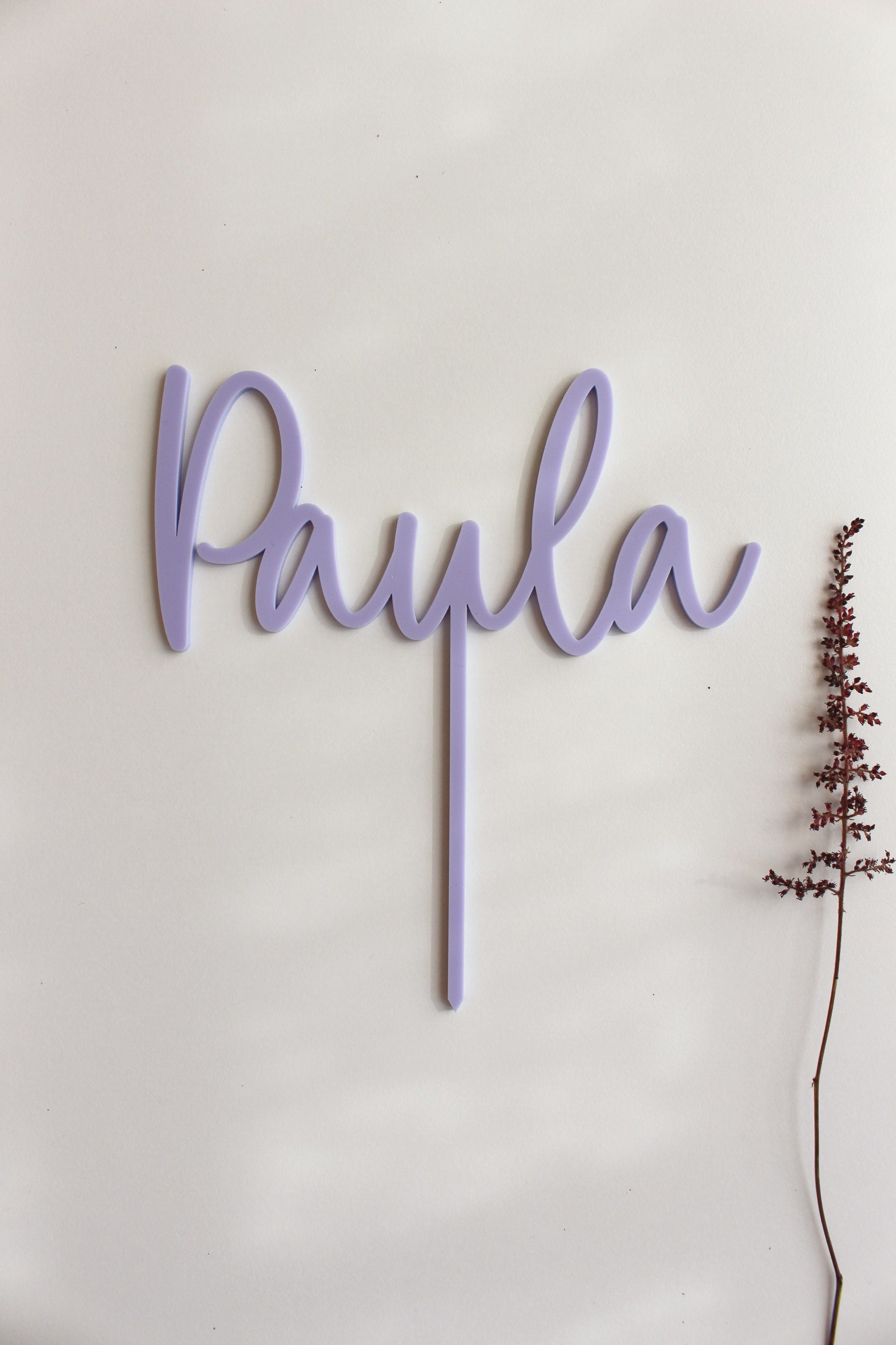Caketopper personalisiert – Kuchenstecker Acryl