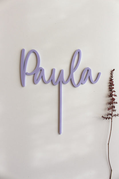 Caketopper personalisiert – Kuchenstecker Acryl