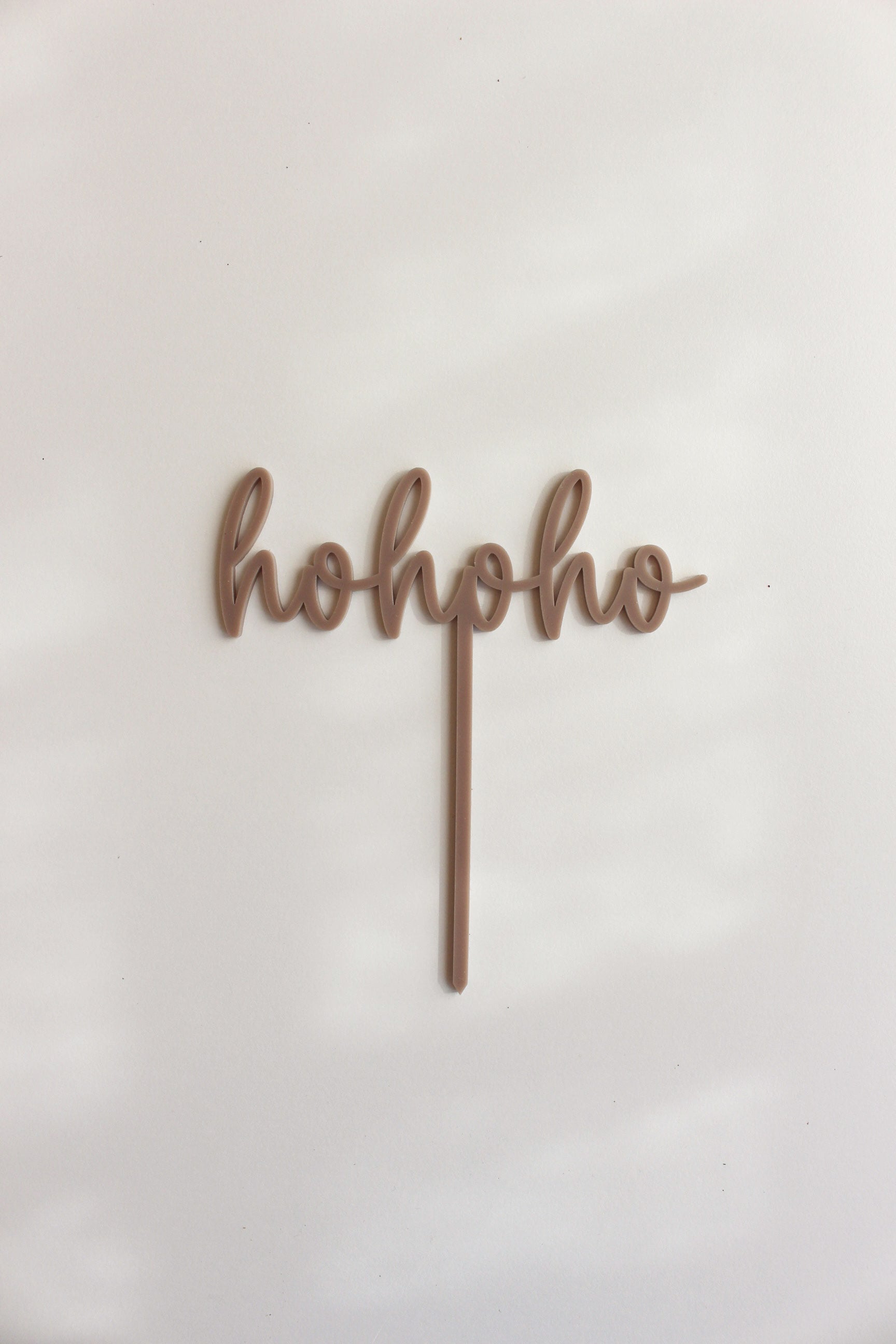Caketopper aus Acryl "hohoho"