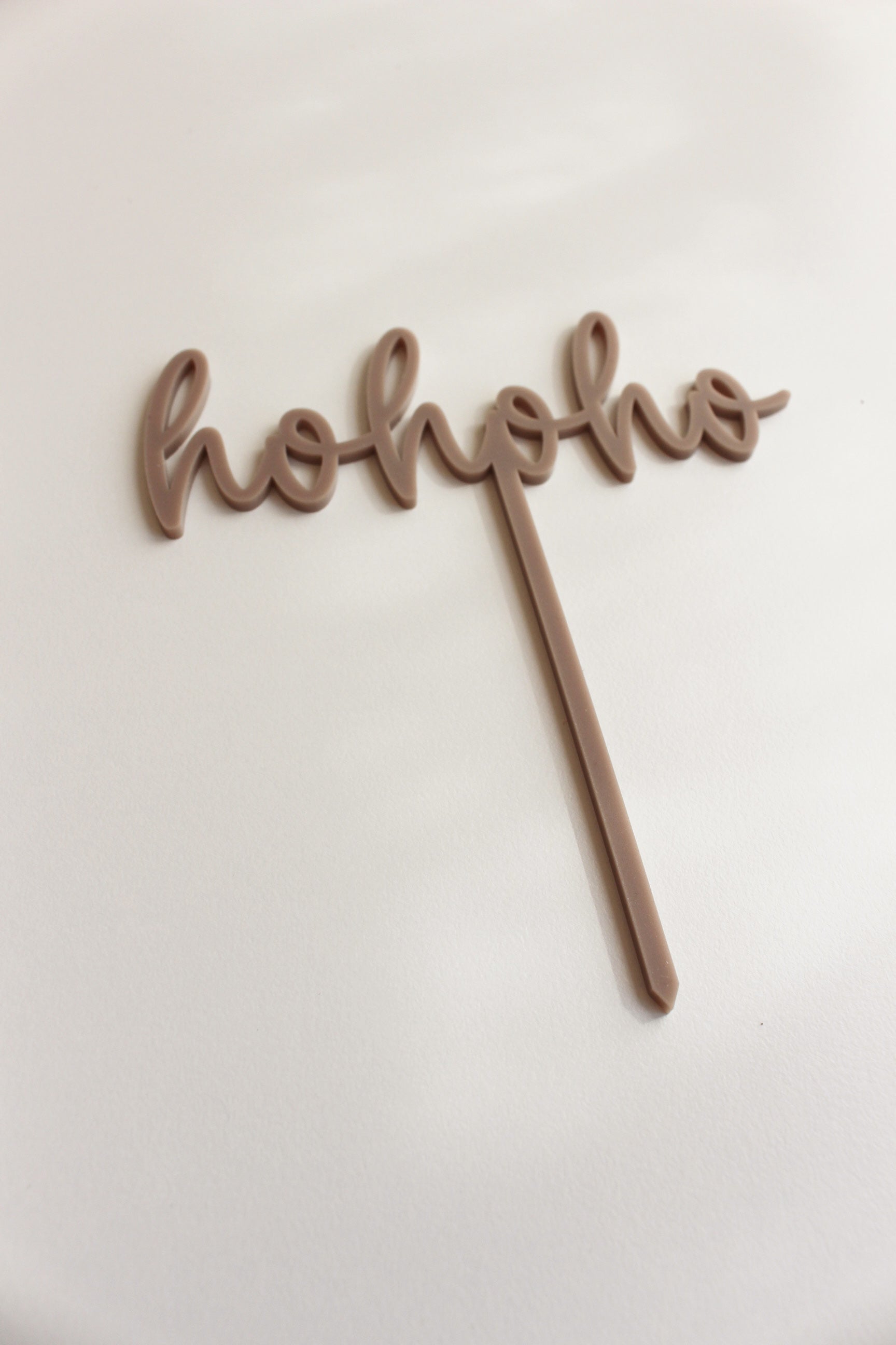 Caketopper aus Acryl "hohoho"