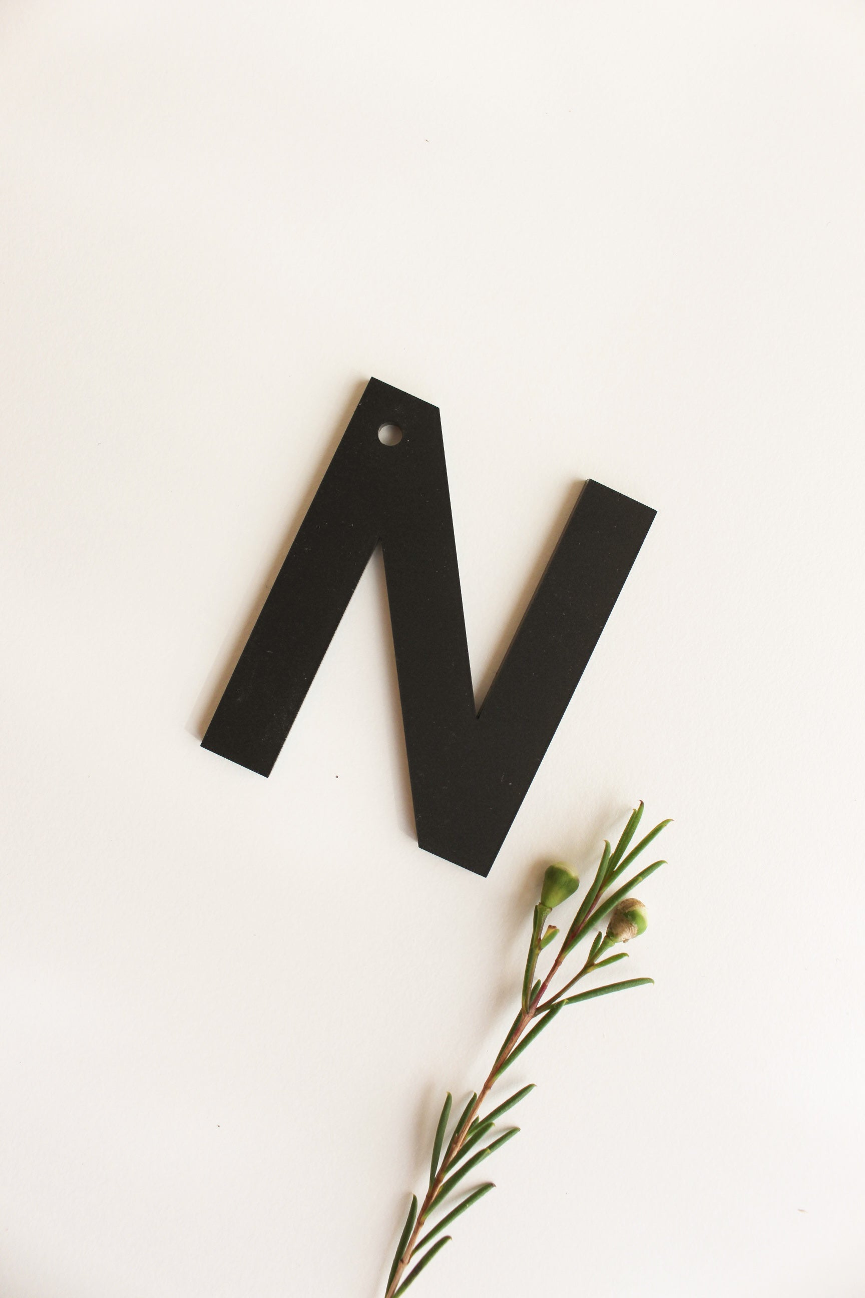 Geschenkanhänger Acryl-Buchstabe