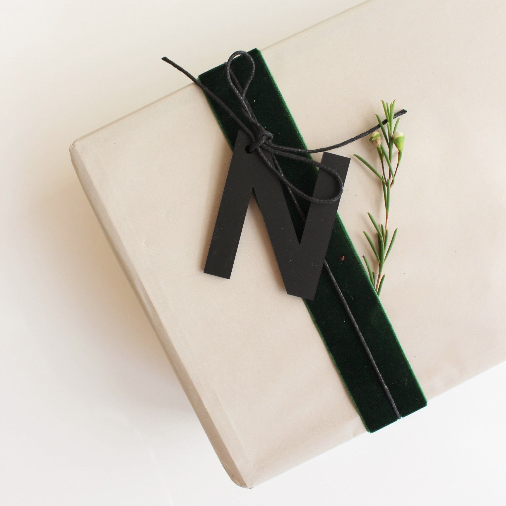Geschenkanhänger Acryl-Buchstabe