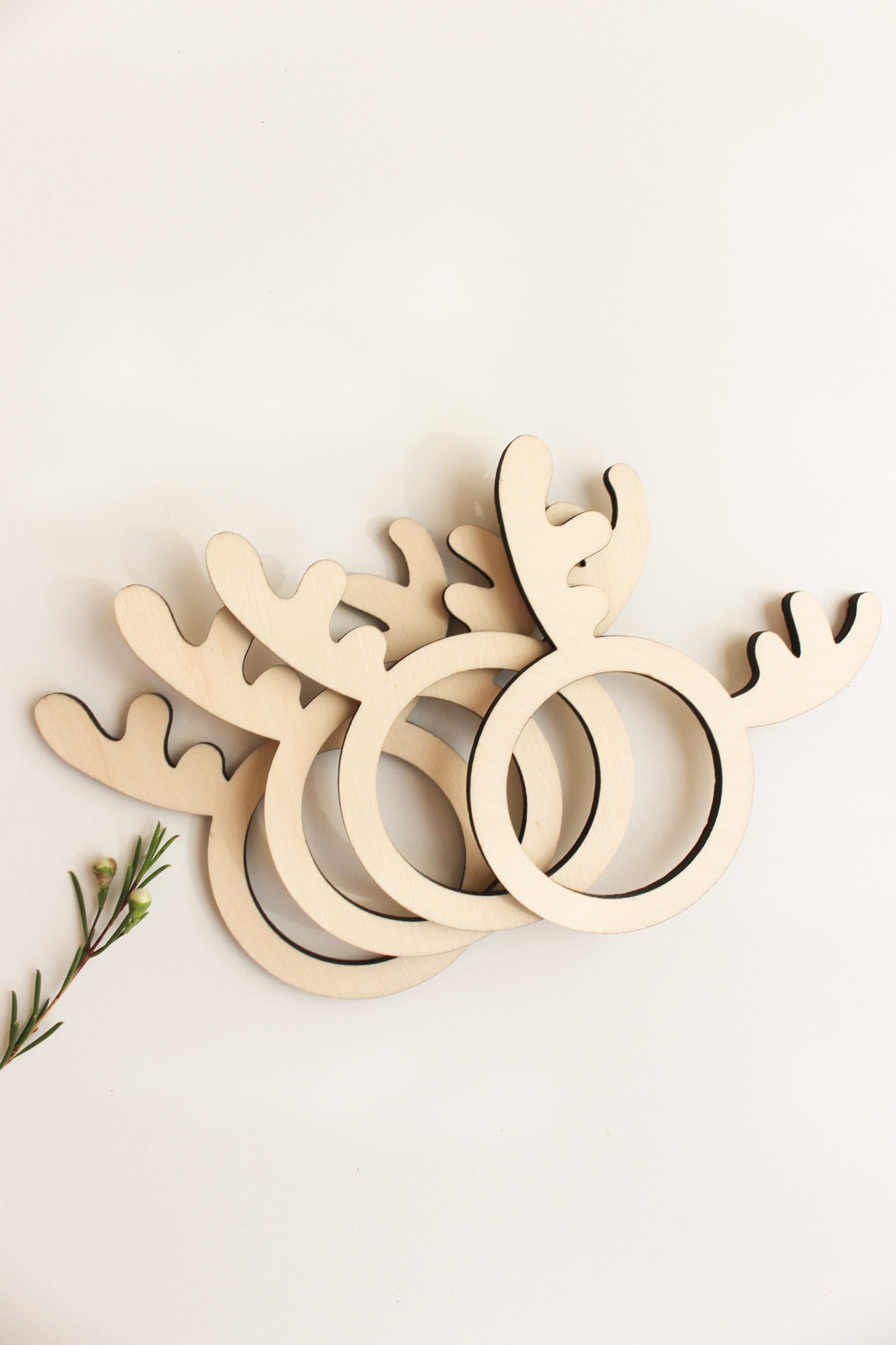 Serviettenringe Weihnachten Rentier – 4er Set