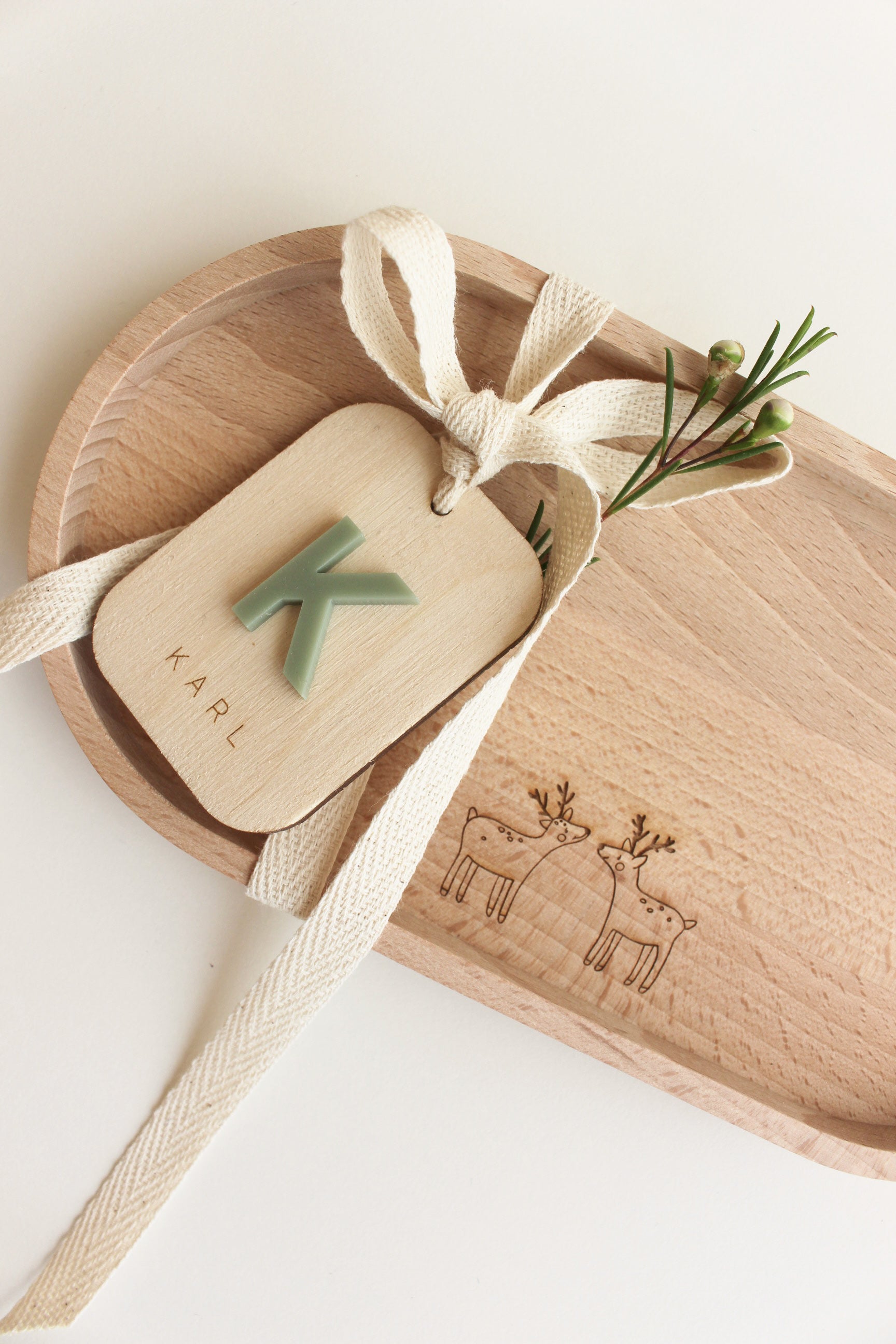 Personalisierter Geschenkanhänger zu Weihnachten