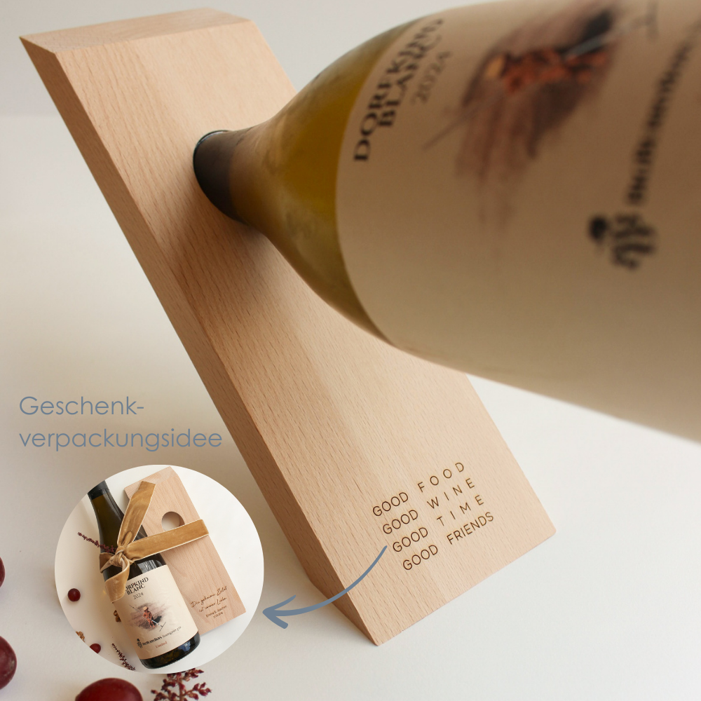 Weinflaschenhalter "good wine"